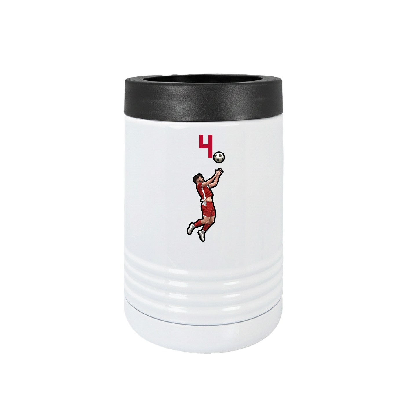 Beverage Holder — Number Top in White