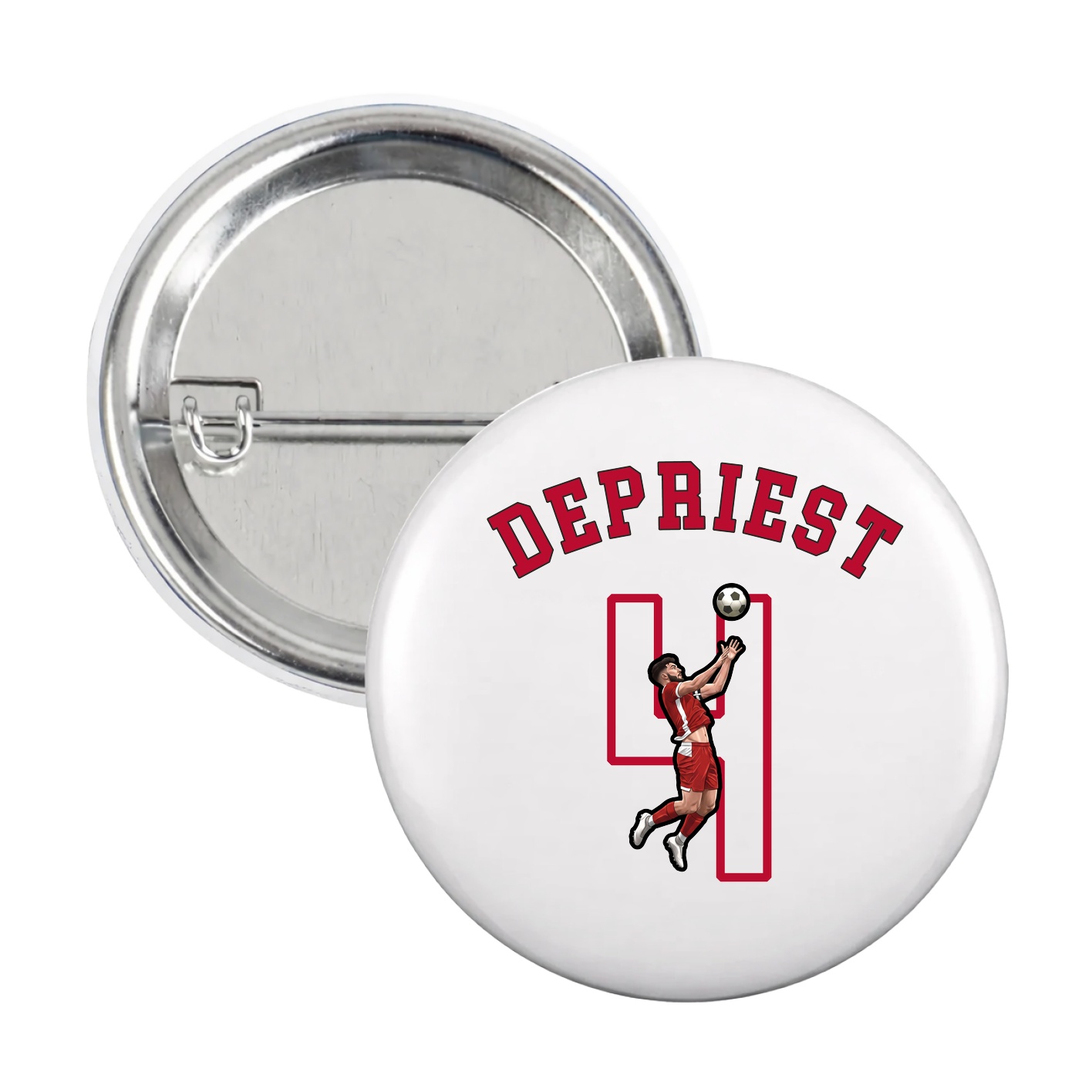 Game Day Button — Shirsey Arch in White