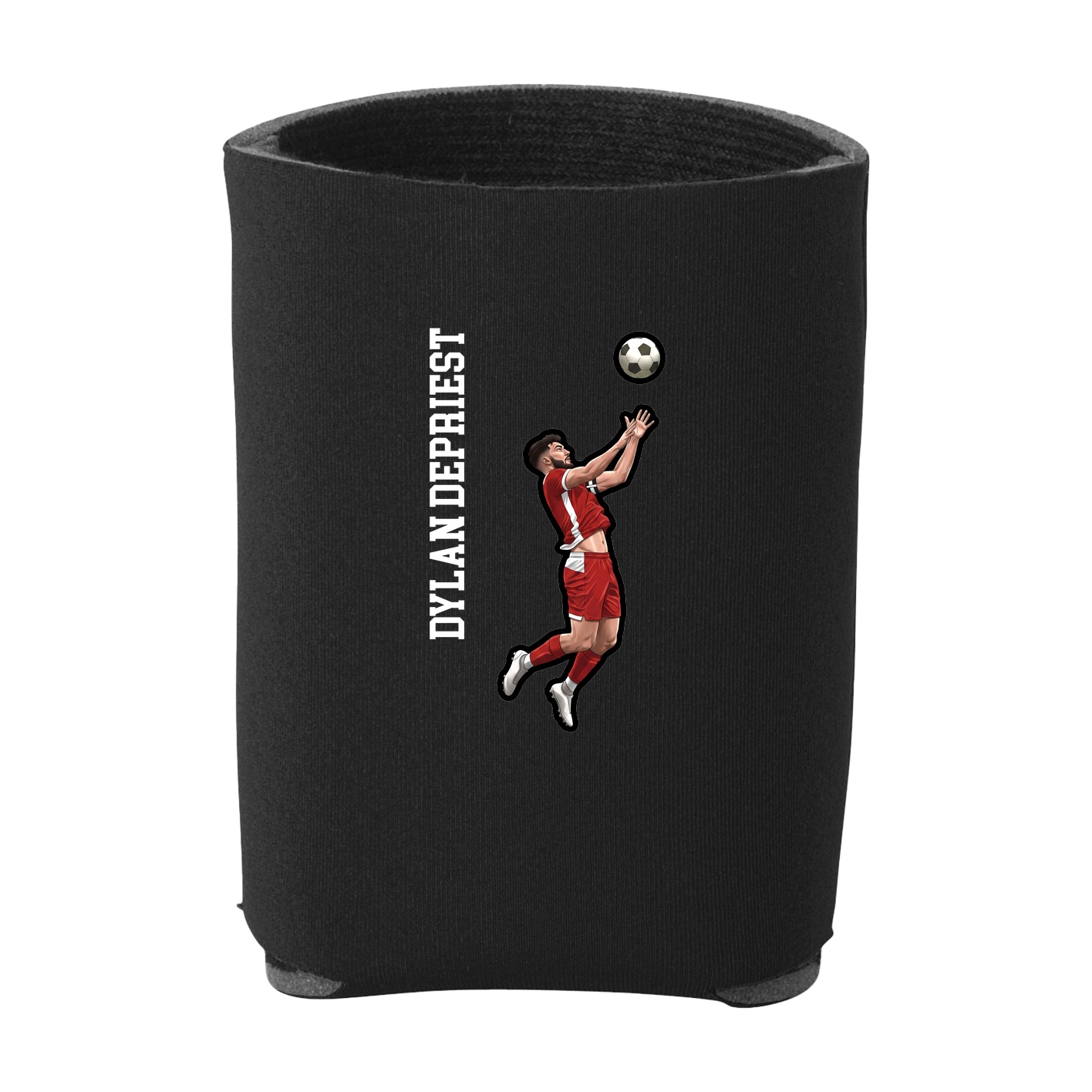 Can Holder — Name Vertical in Black