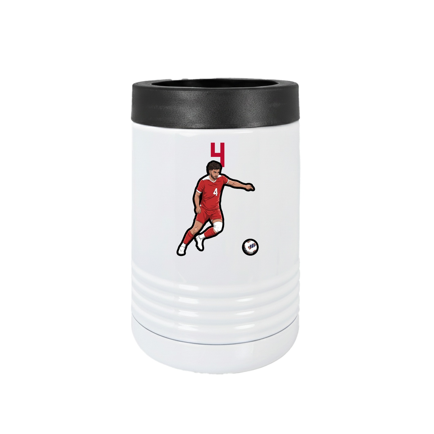 Beverage Holder — Number Top in White