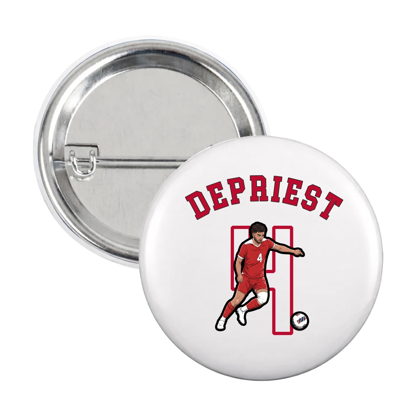 Game Day Button — Shirsey Arch in White