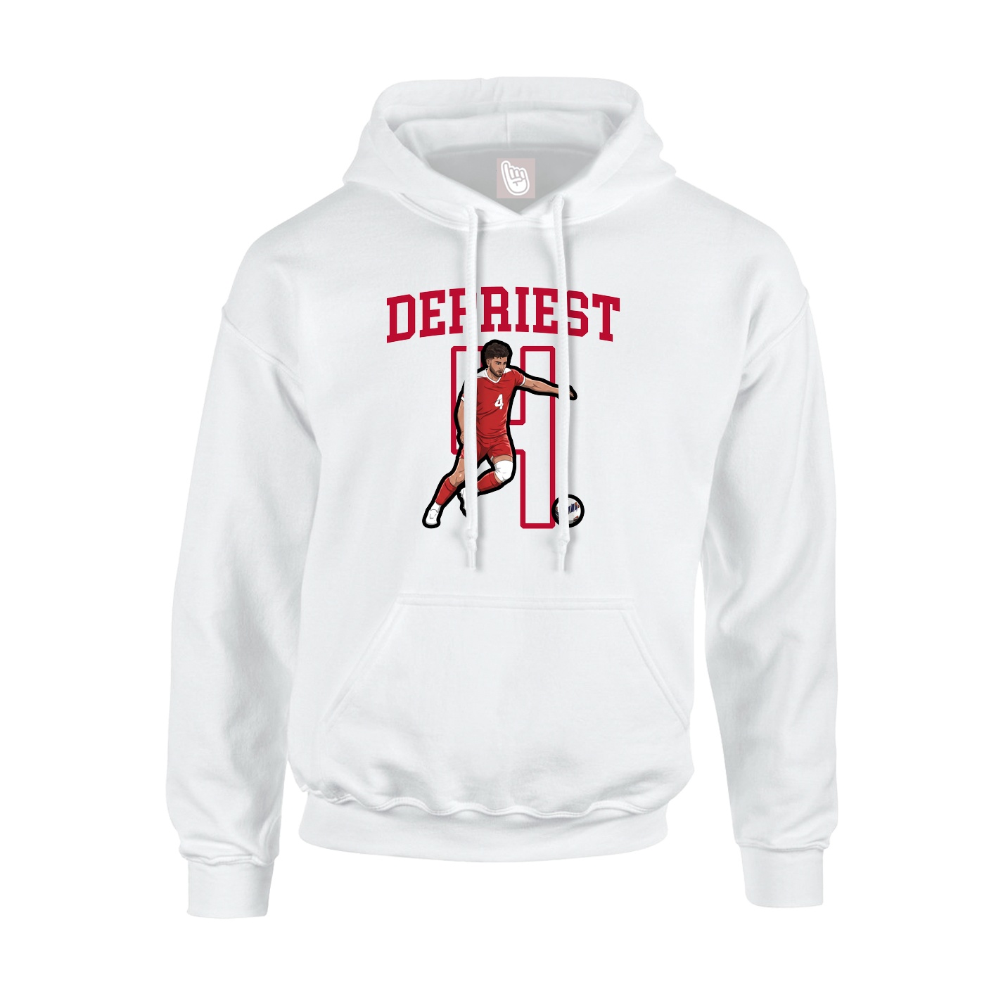 Hoodie — Shirsey in White