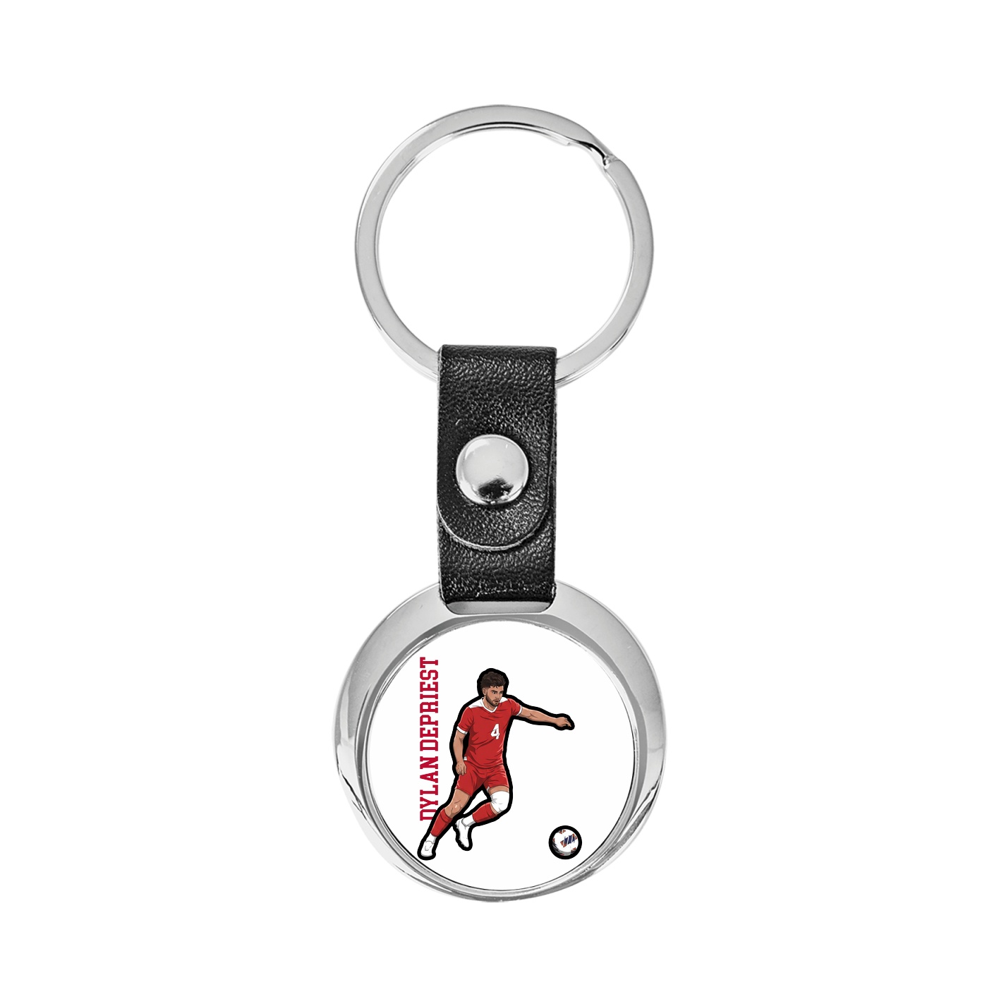 Key Chain — Name Vertical in Classic
