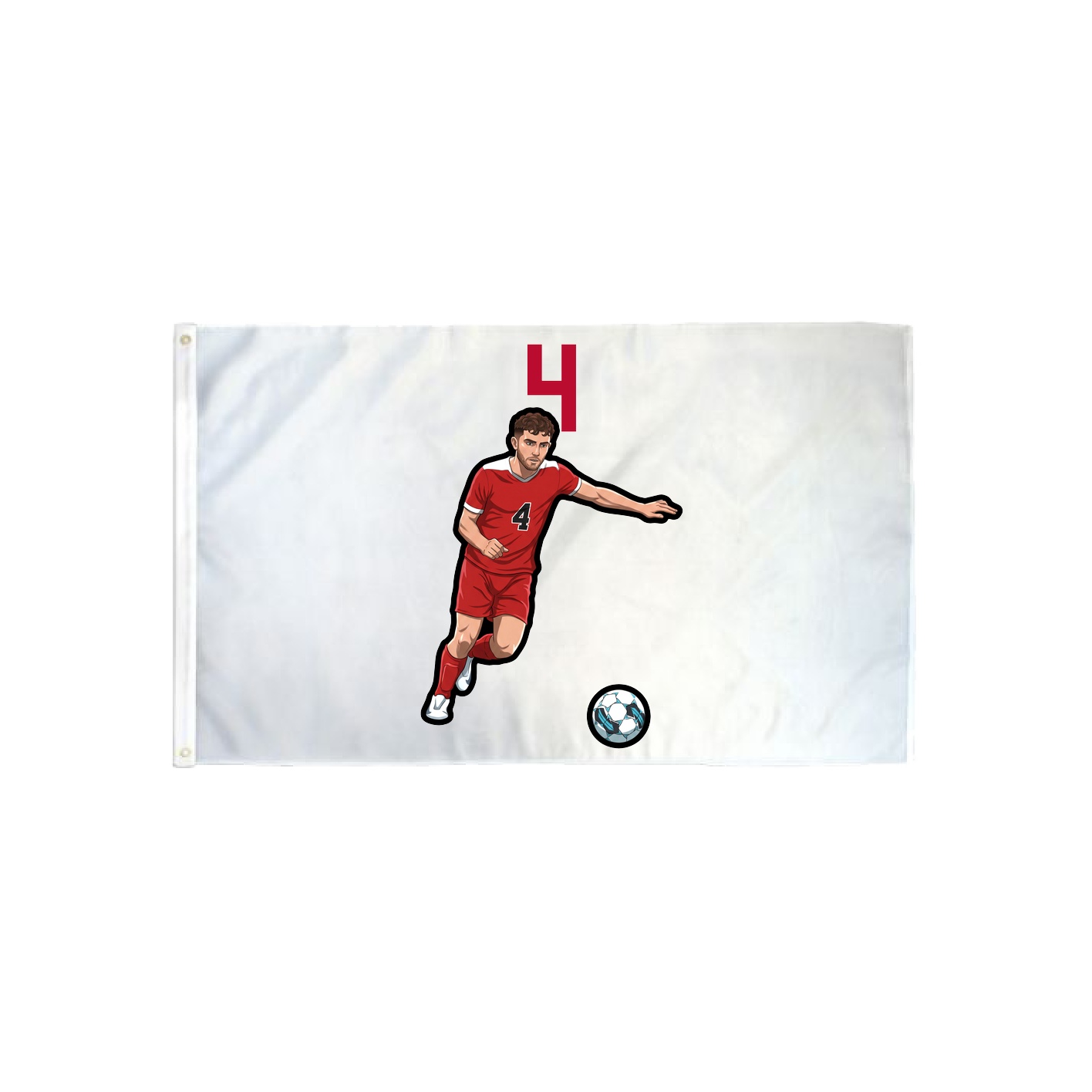 3x5 Flag — Number Top in Classic