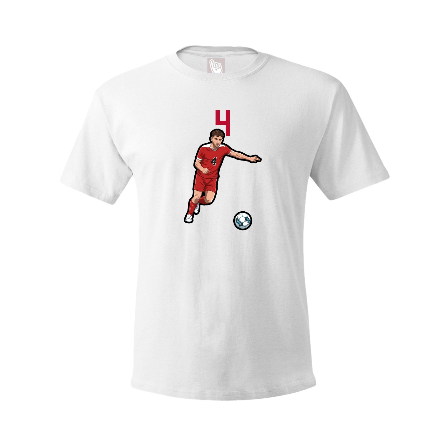 Tee — Number Top in White