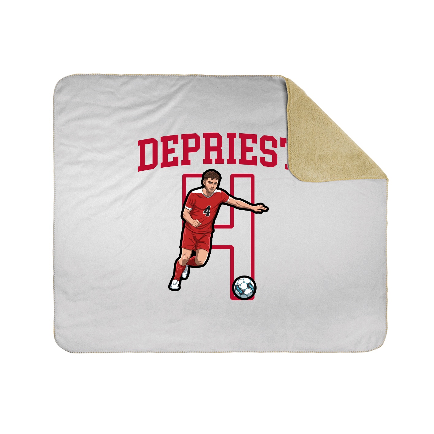 50x60 Sherpa Lined Throw Blanket