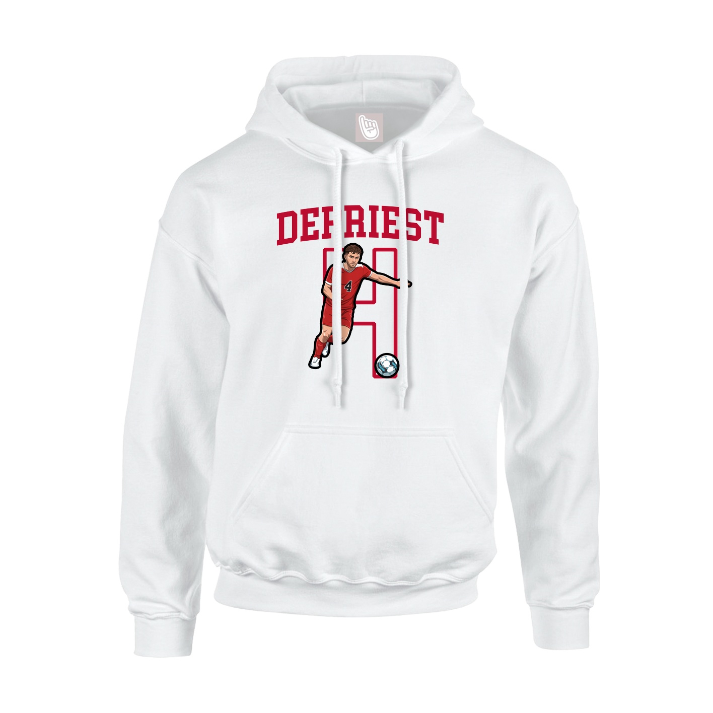 Hoodie — Shirsey in White