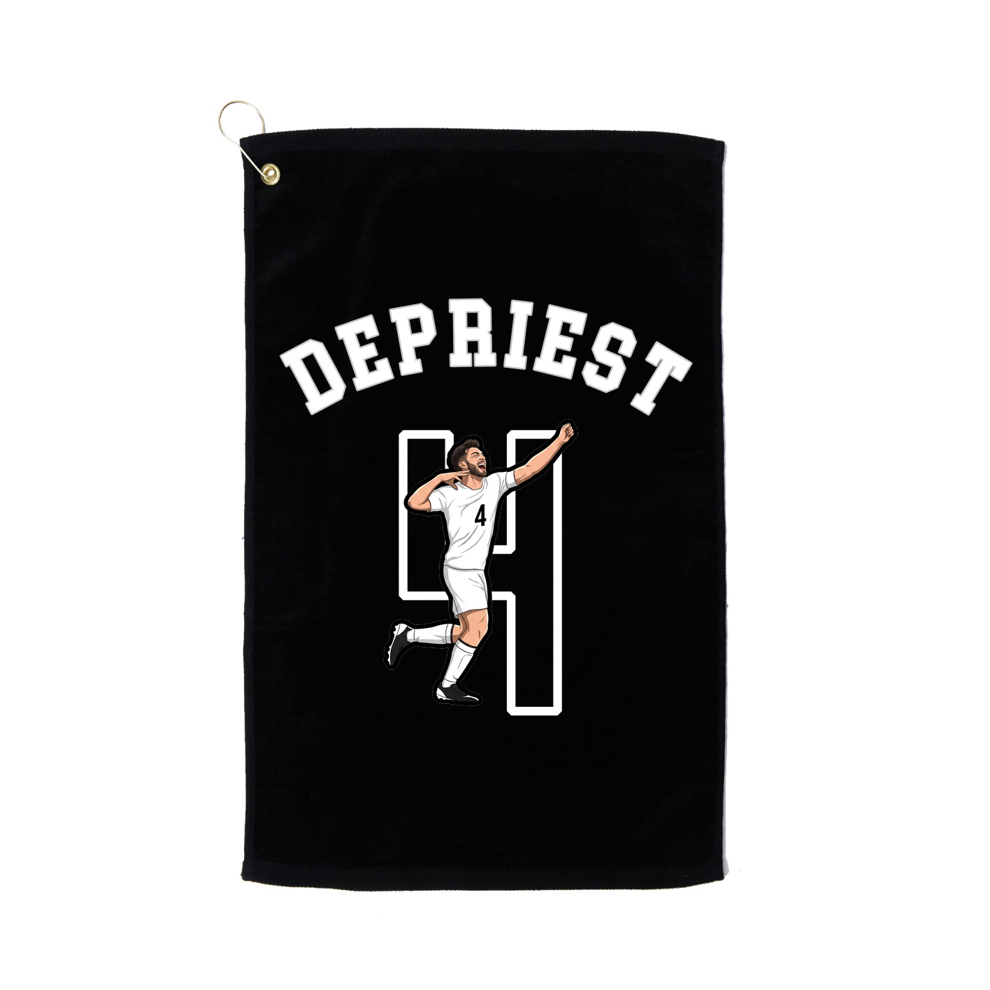 Golf Towel — Shirsey Arch in Black