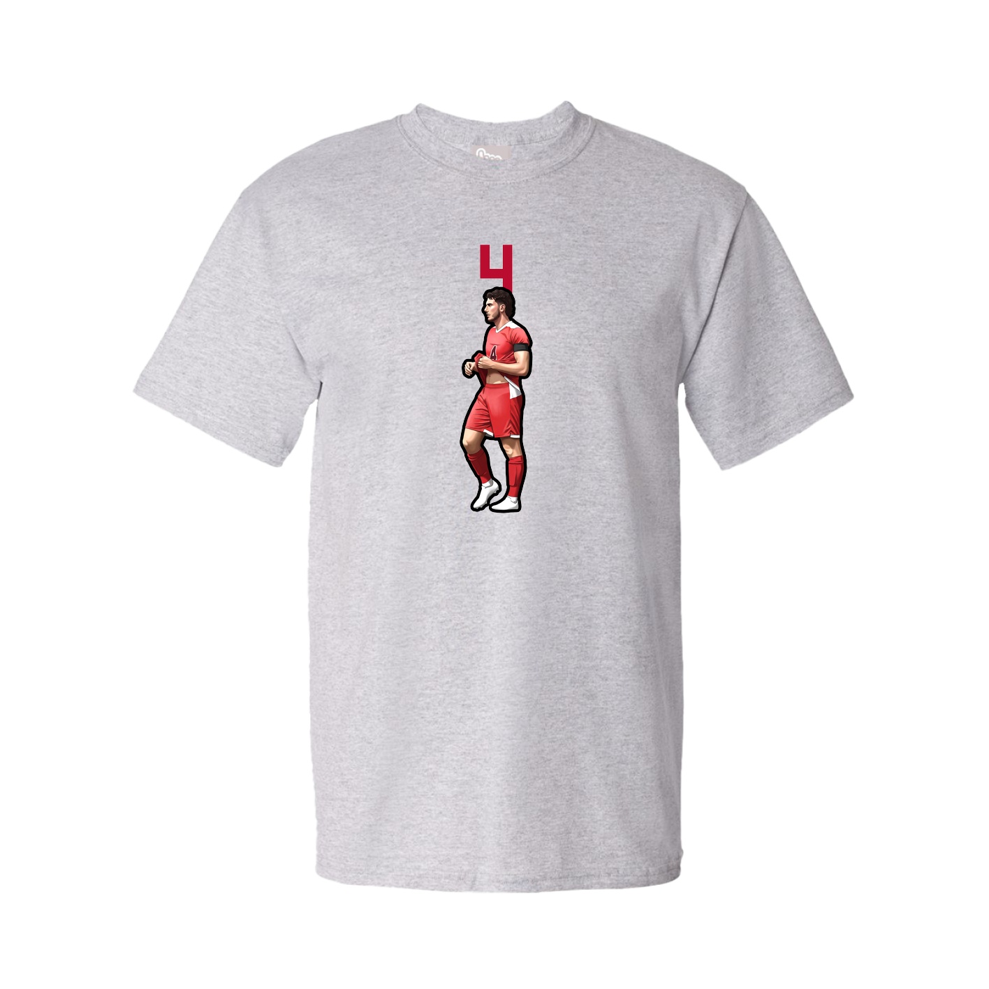 Tee — Number Top in Grey
