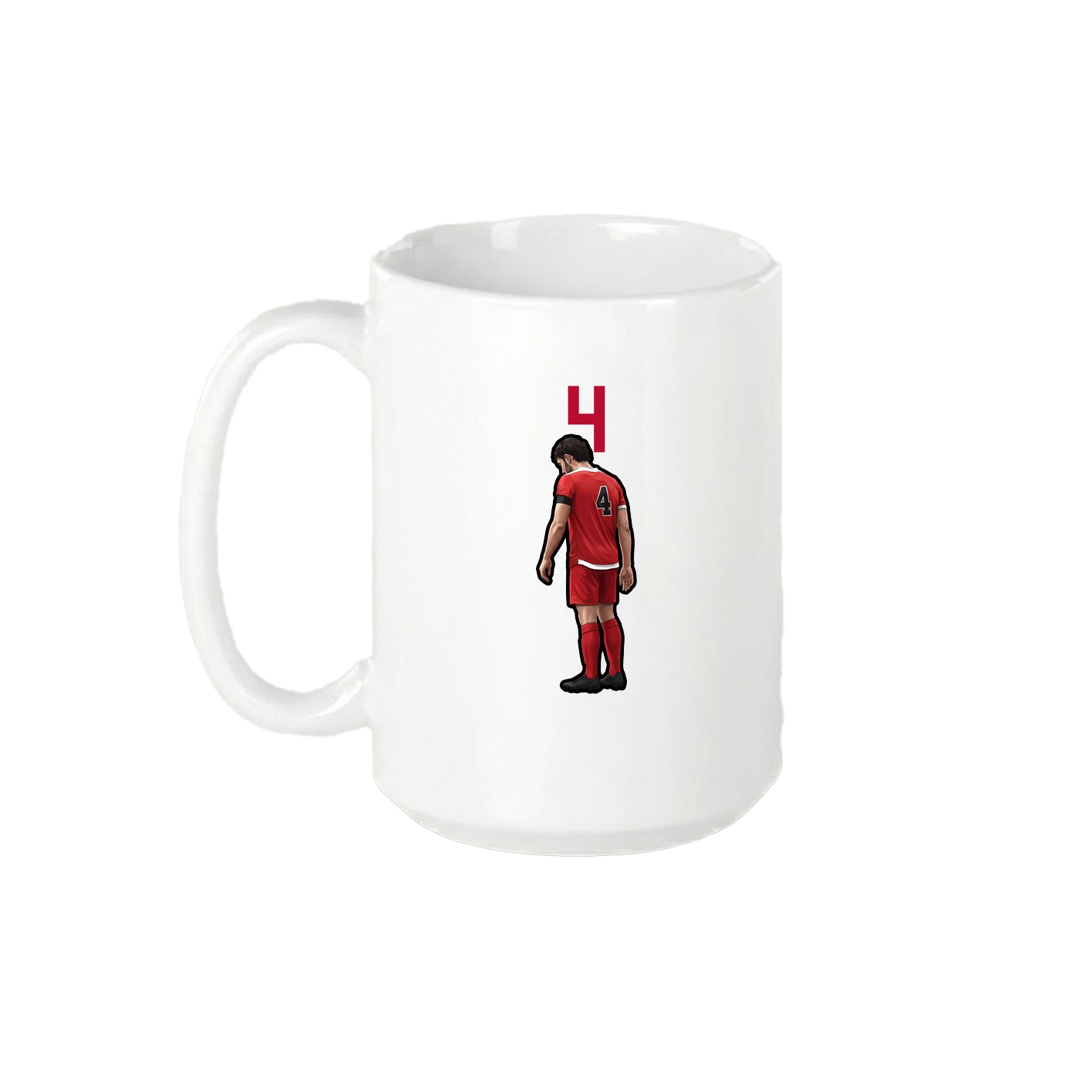 15oz Coffee Mug — Number Top in White
