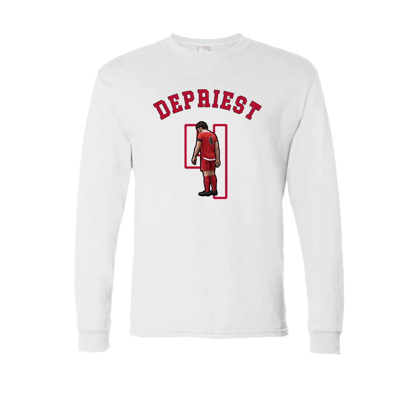 Long Sleeve Tee — Shirsey Arch in White