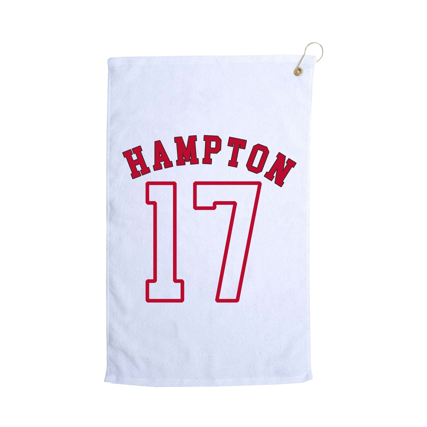 Golf Towel — Shirsey Arch in White