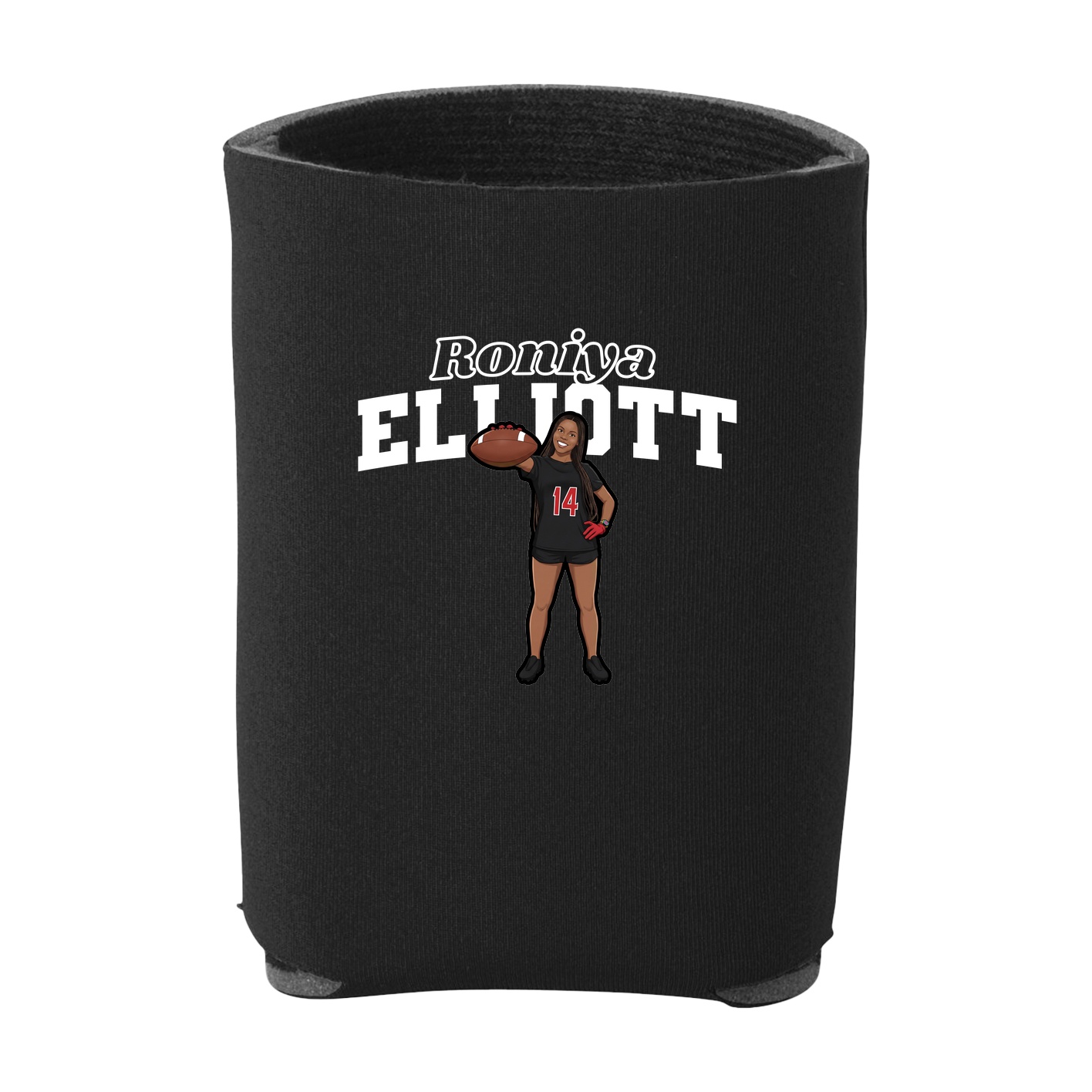 Can Holder — Name Arch in Black