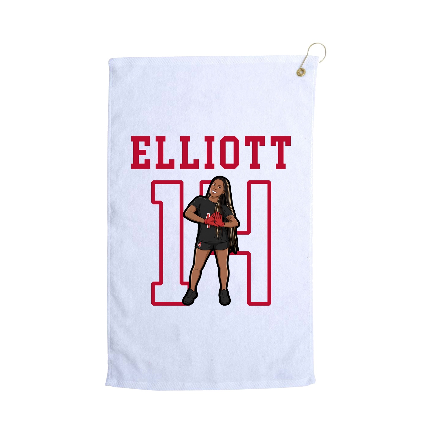 Golf Towel — Shirsey in White