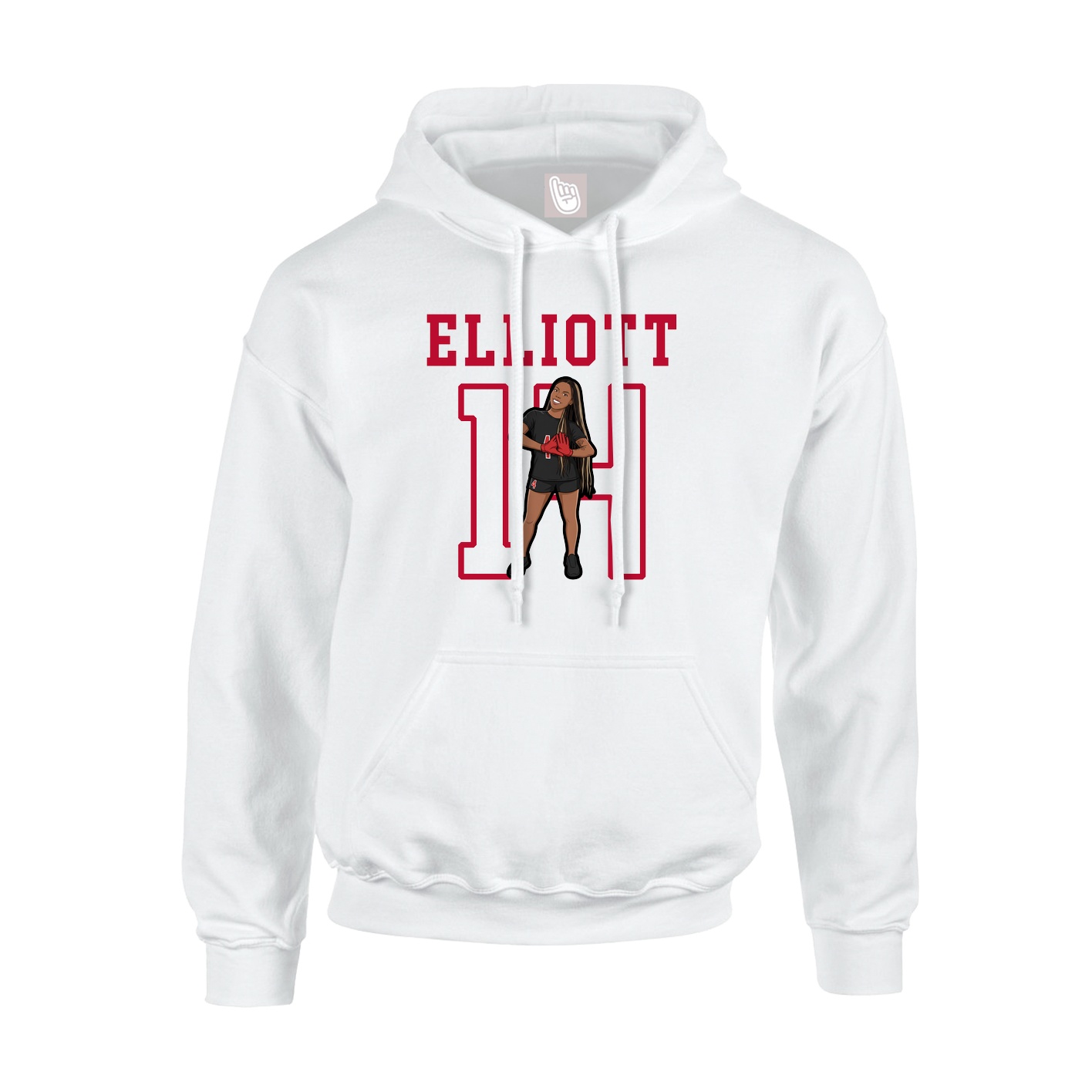 Hoodie — Shirsey in White