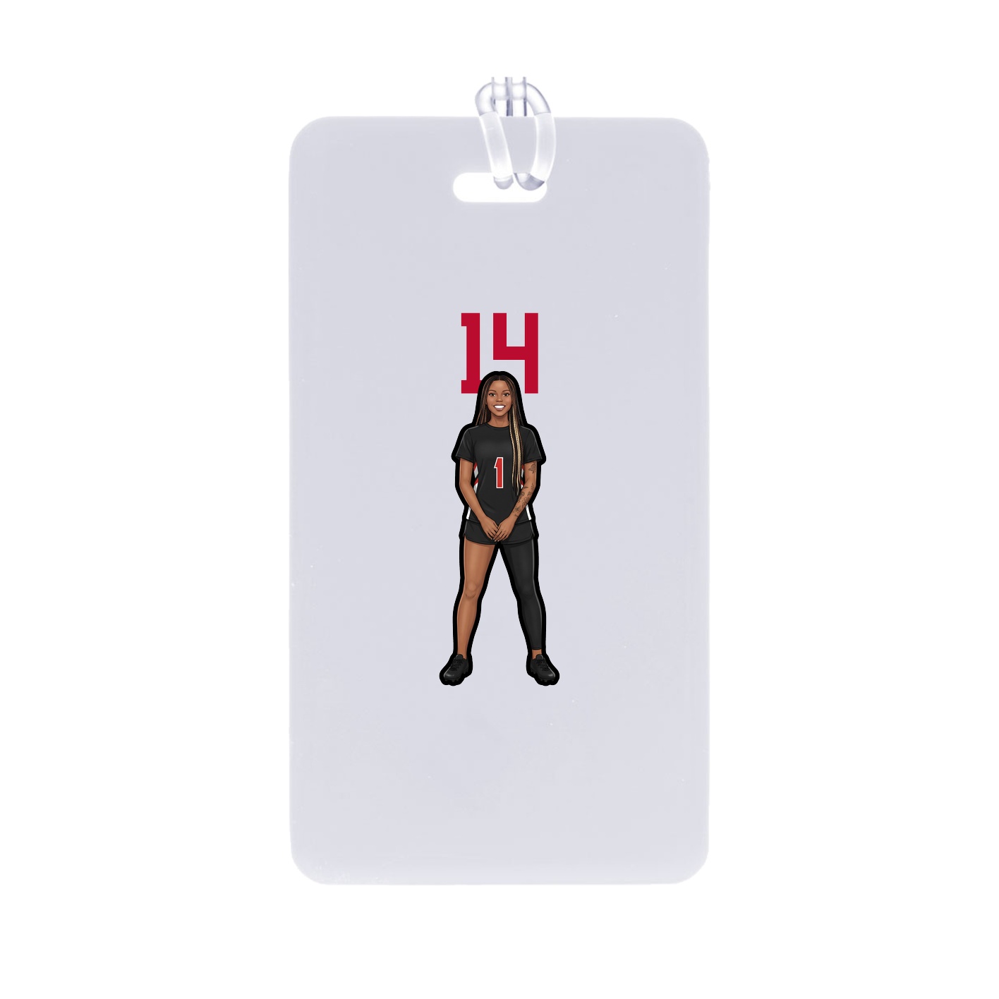 Bag Tag — Number Top in Classic