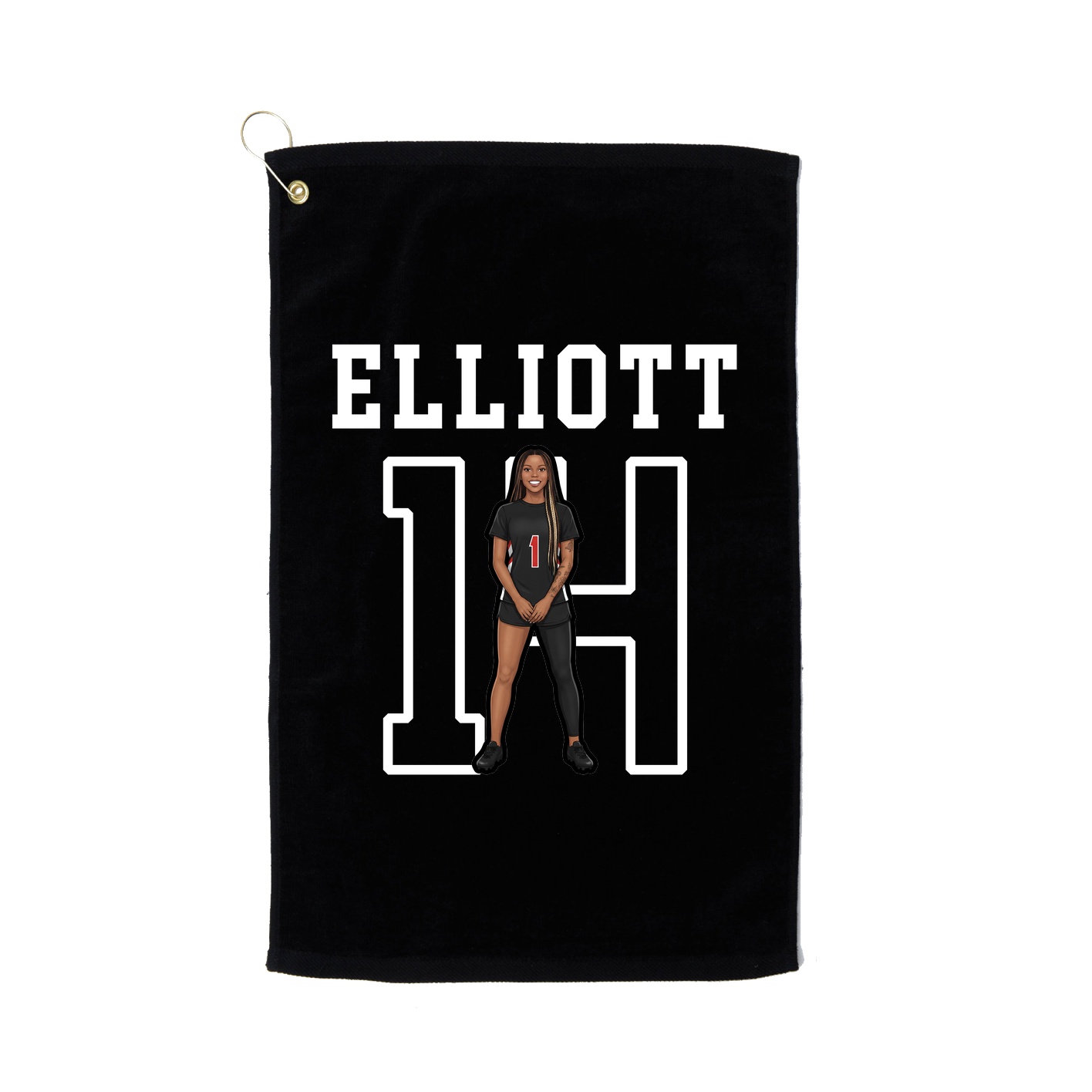 Golf Towel — Shirsey in Black