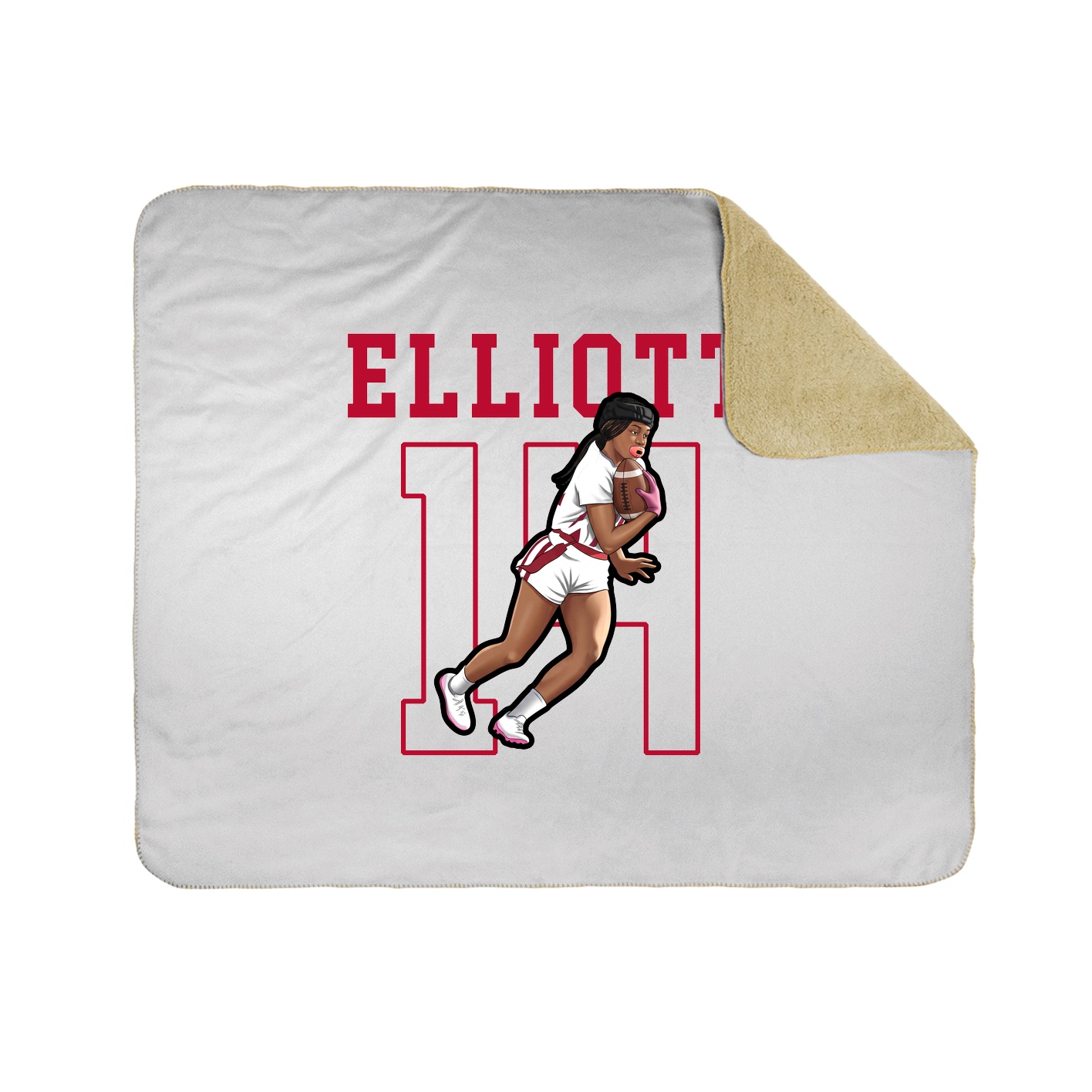 Throw Blanket — Shirsey in White