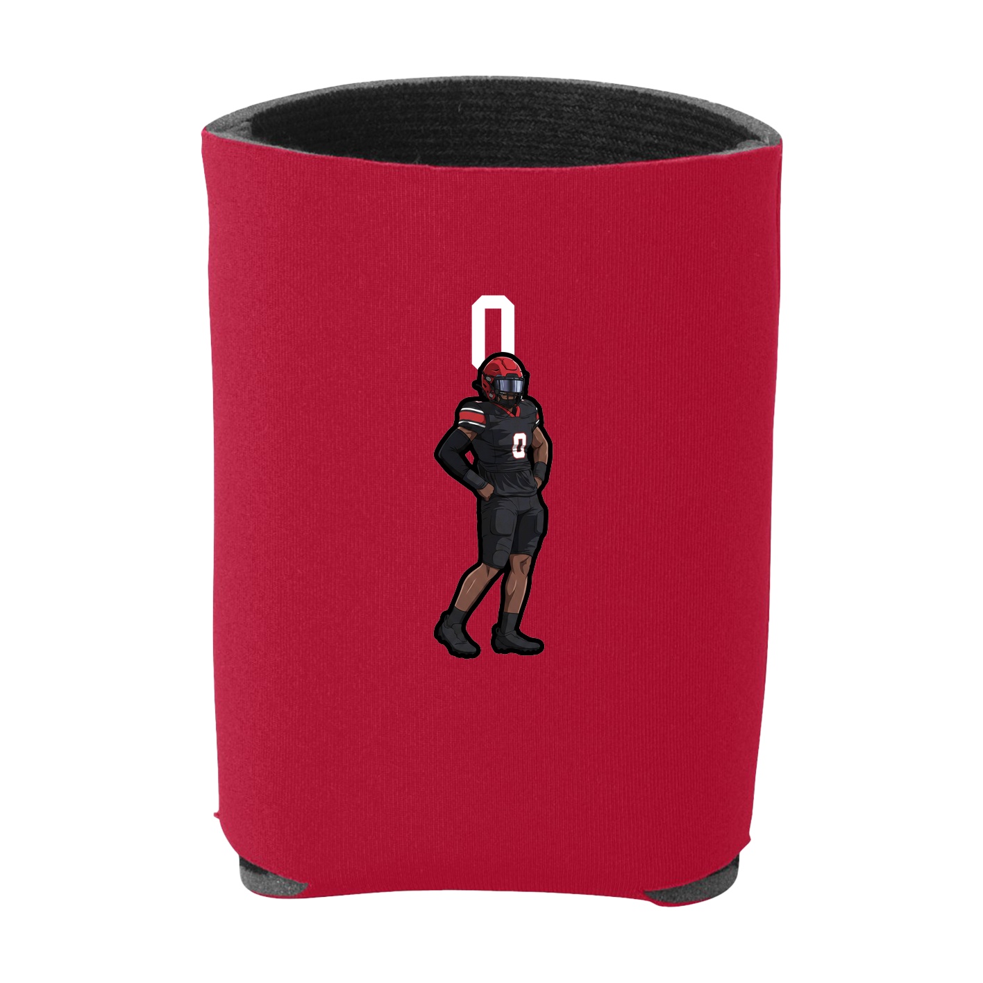 Can Holder — Number Top in Red