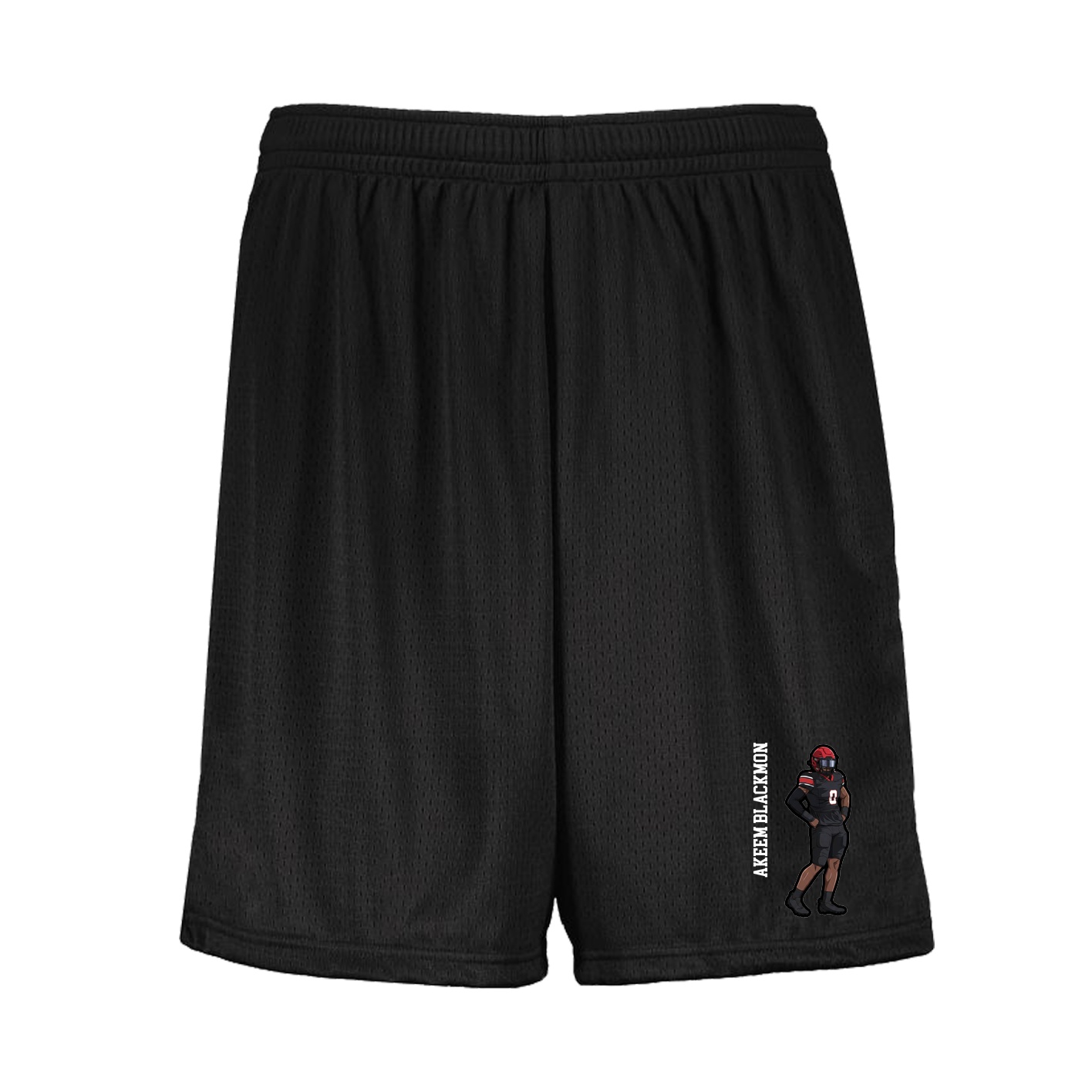 Shorts — Name Vertical in Black