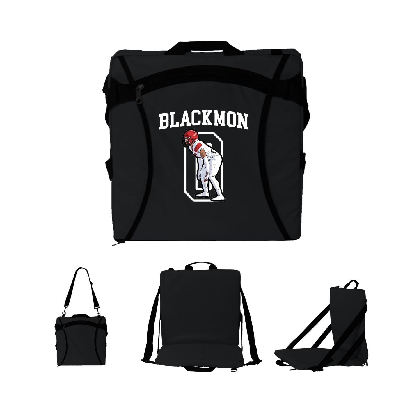 Folding Stadium Seat — Shirsey in Black