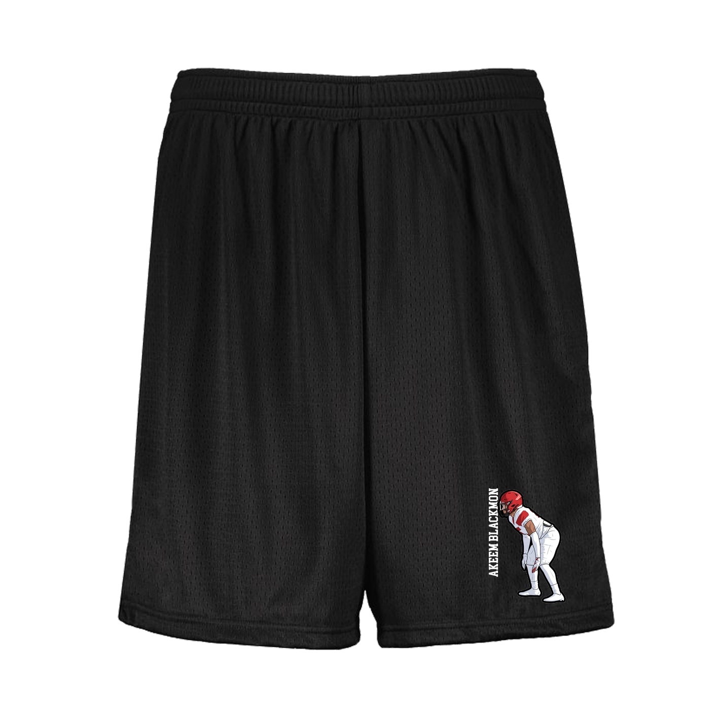 Shorts — Name Vertical in Black