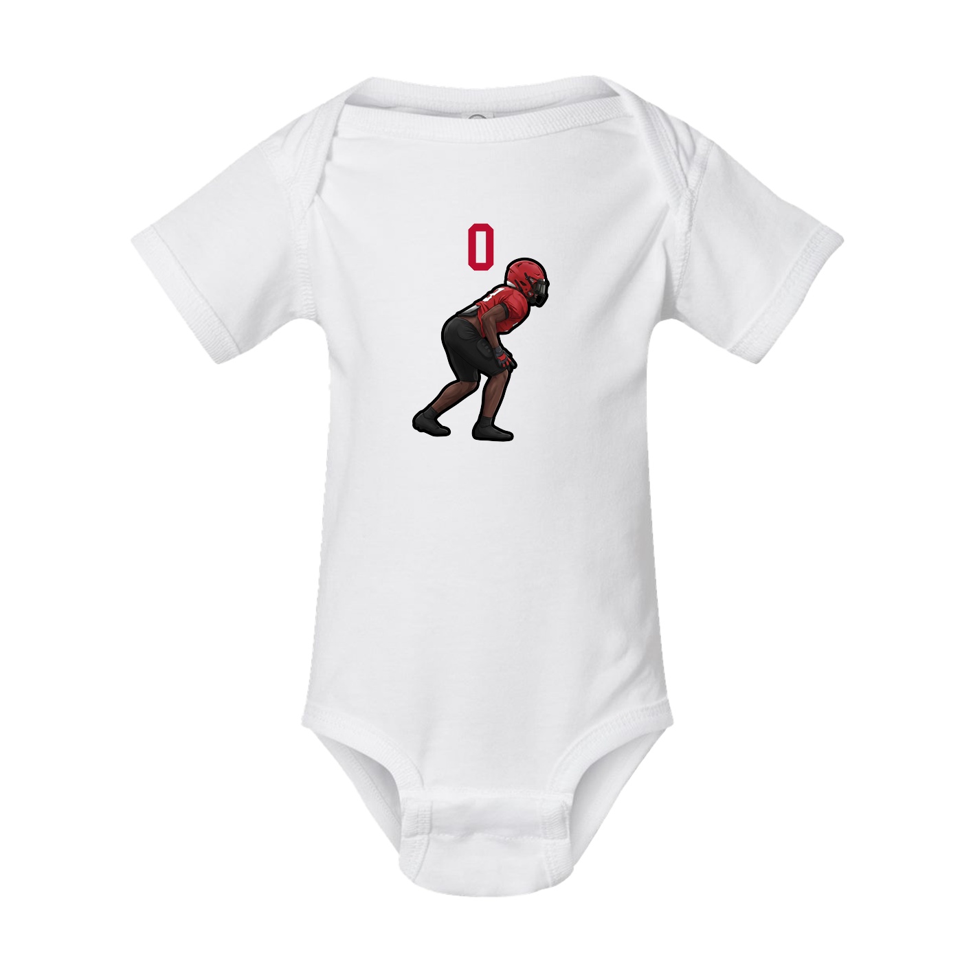 Baby Onesie — Number Top in White