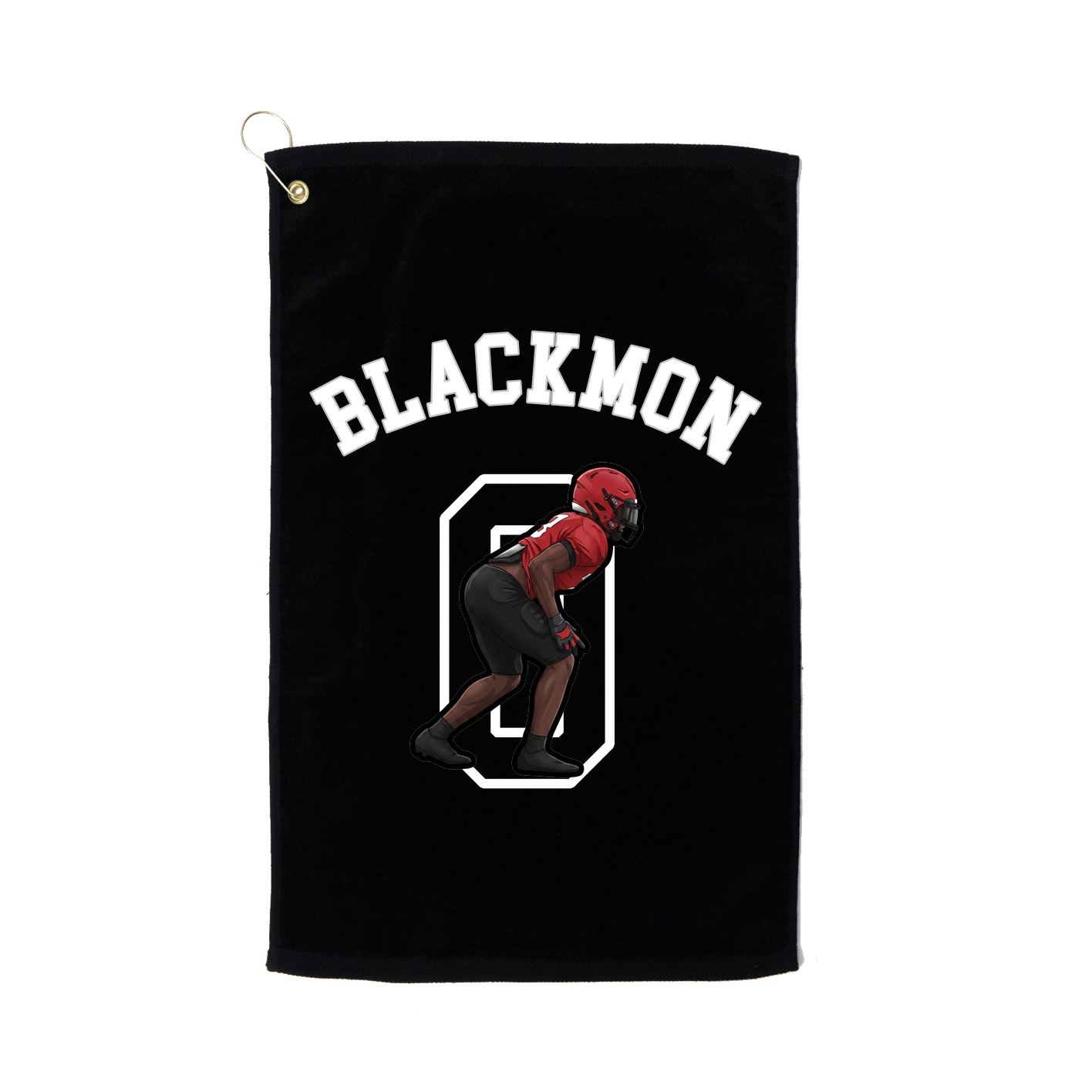 Golf Towel — Shirsey Arch in Black
