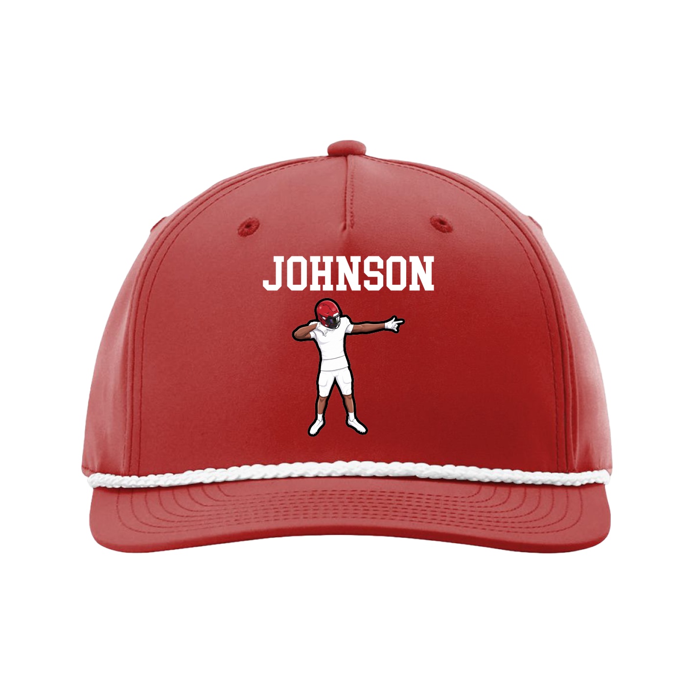 Five-Panel Classic Rope Cap — Shirsey in Red