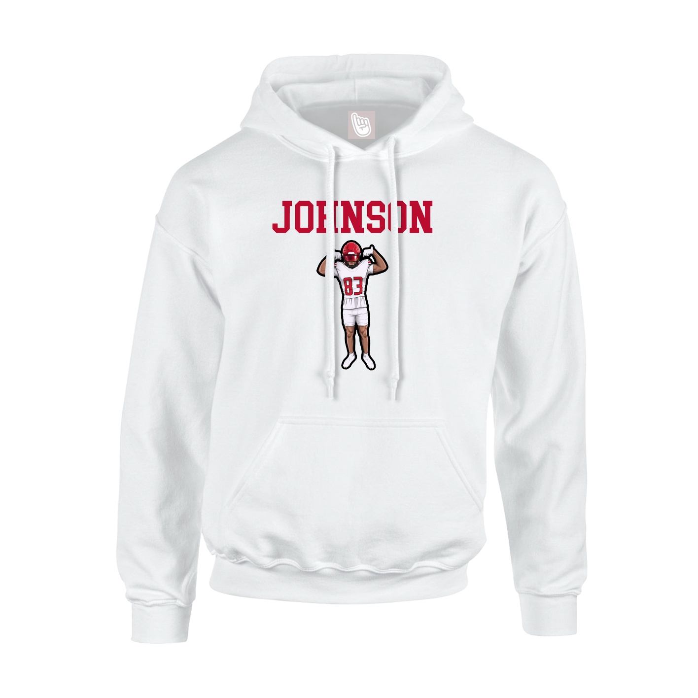 Hoodie — Shirsey in White