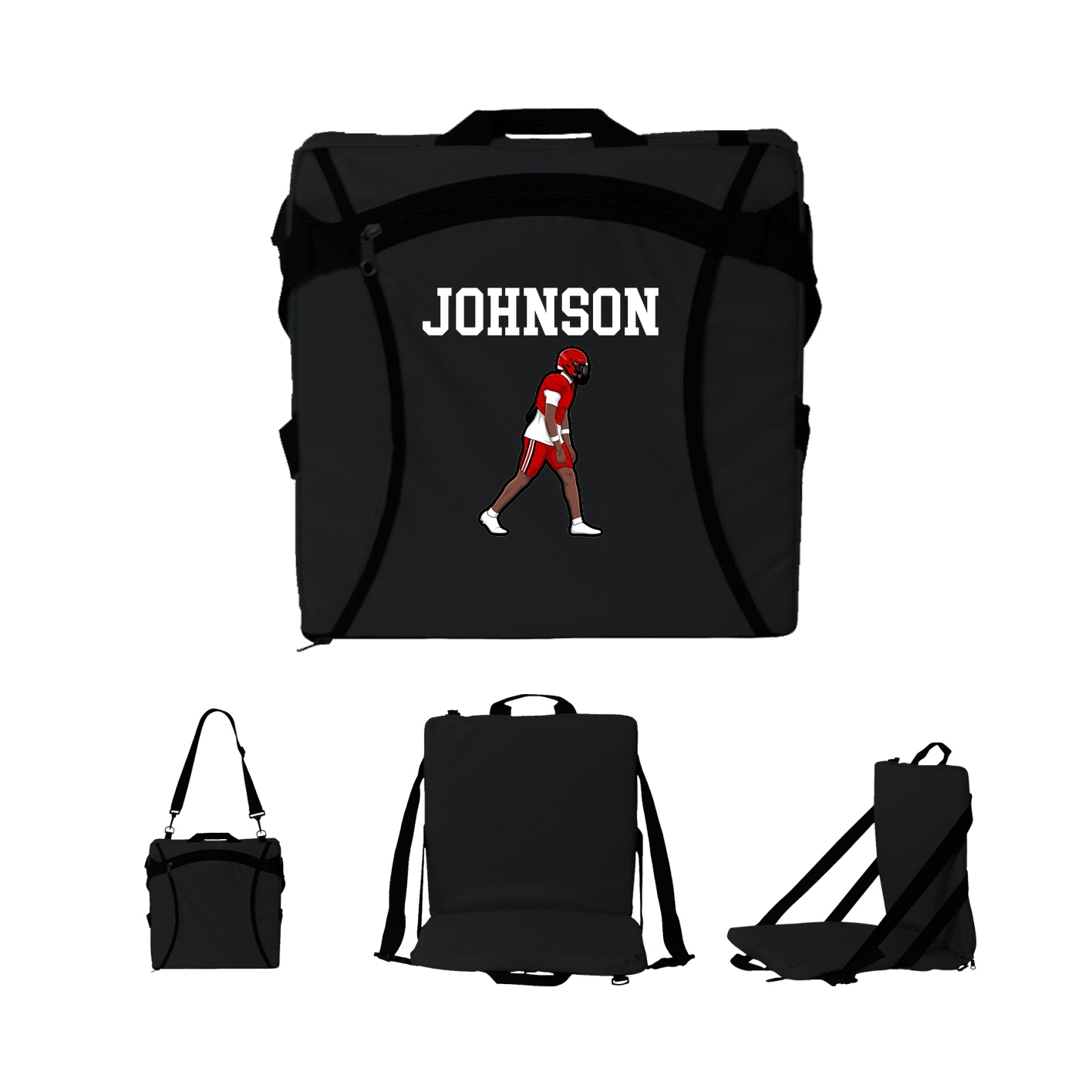 Folding Stadium Seat — Shirsey in Black
