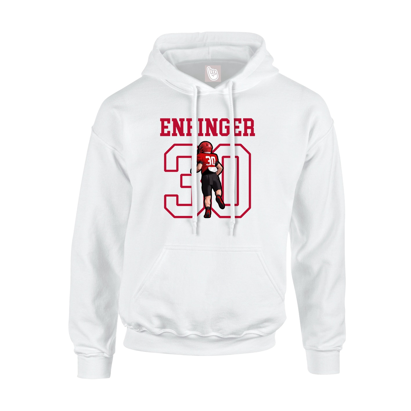 Youth Hoodie — Shirsey in White