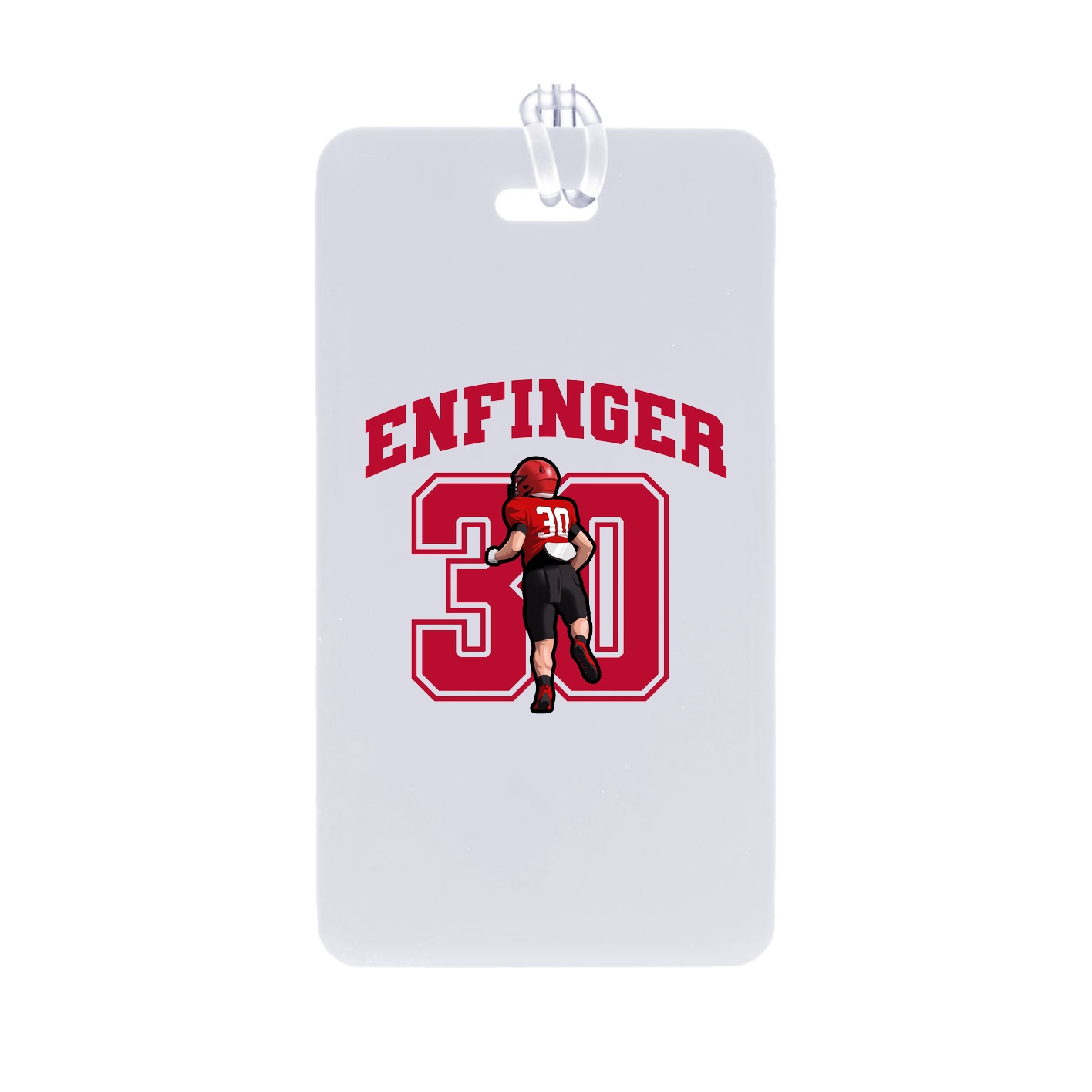Bag Tag — Number in Classic