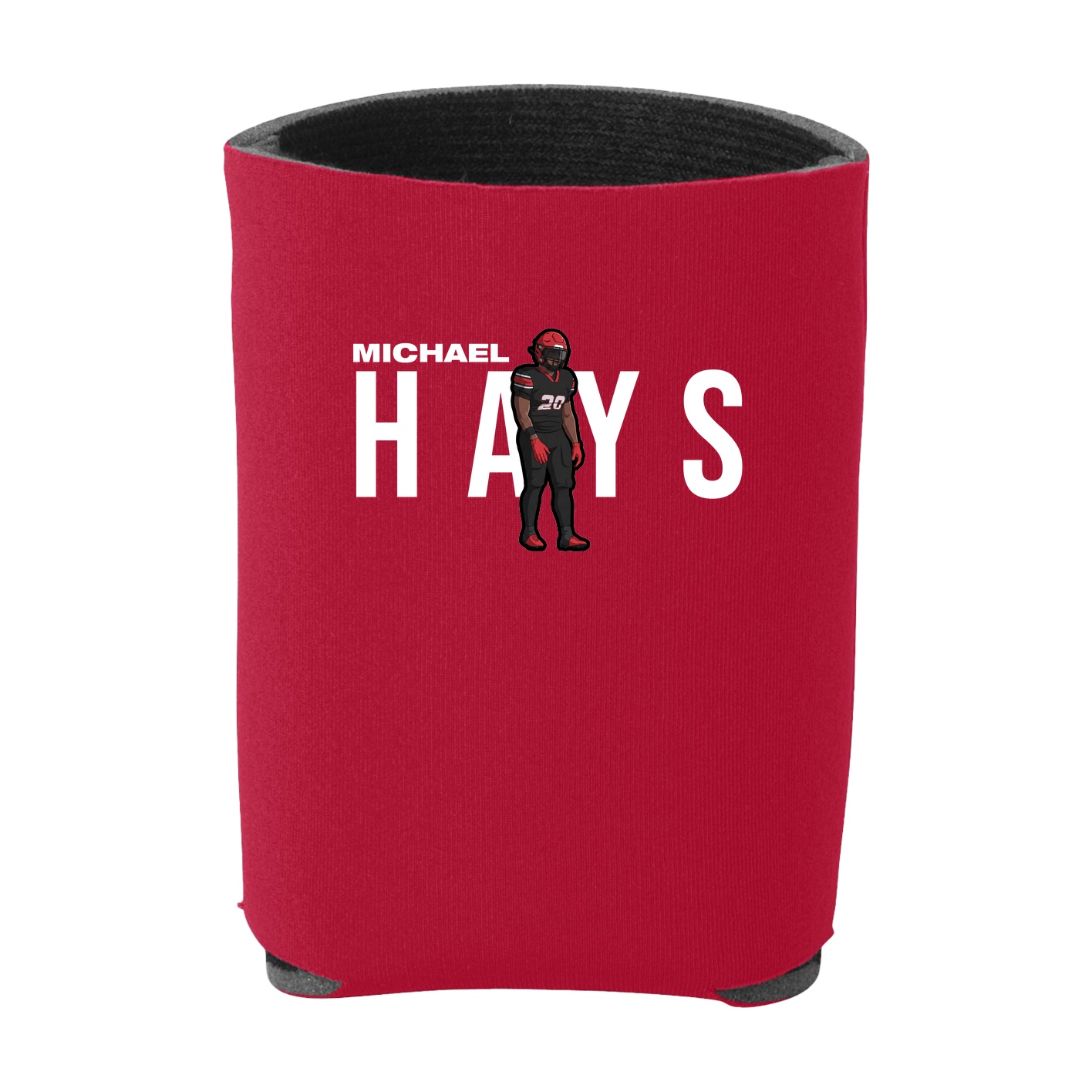 Can Holder — Player Name in Red