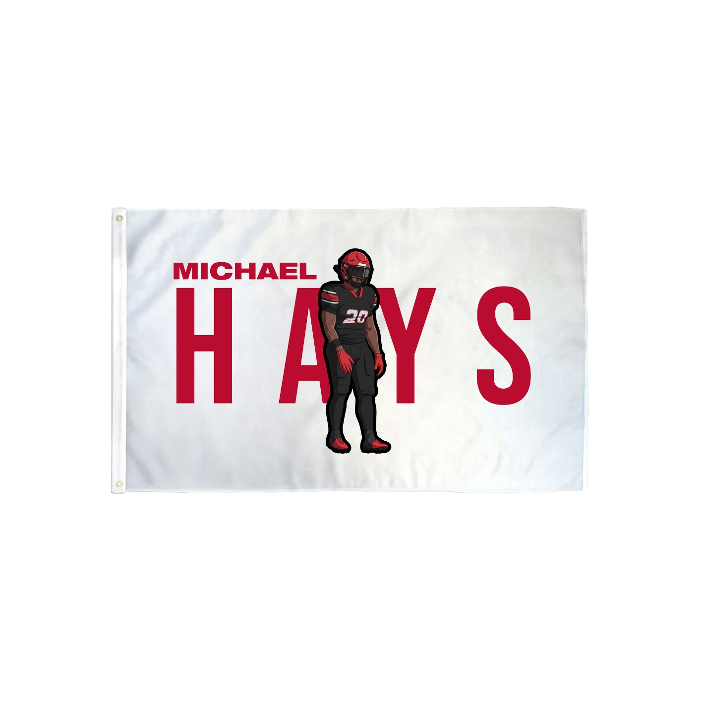 3x5 Flag — Player Name in Classic