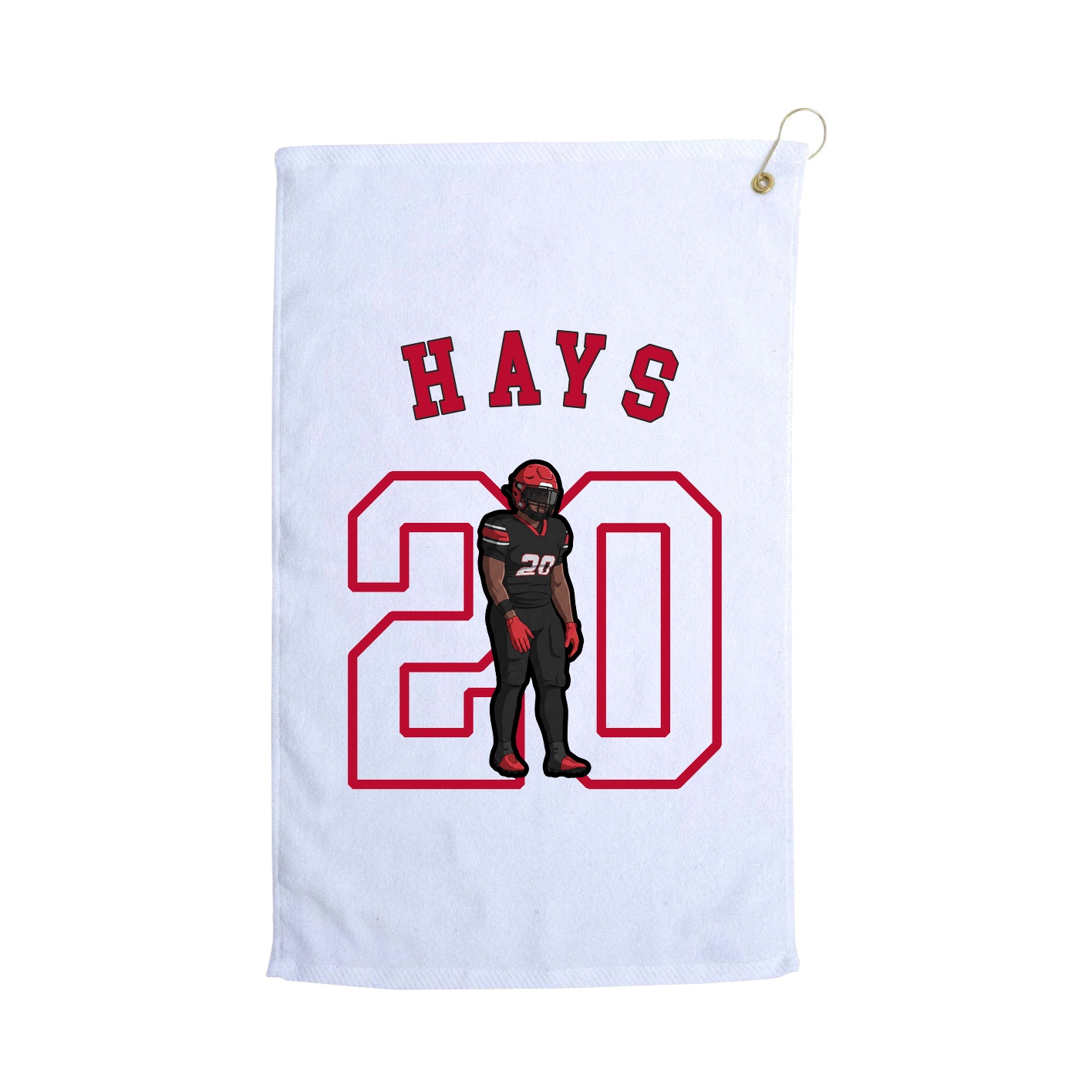 Golf Towel — Shirsey Arch in White