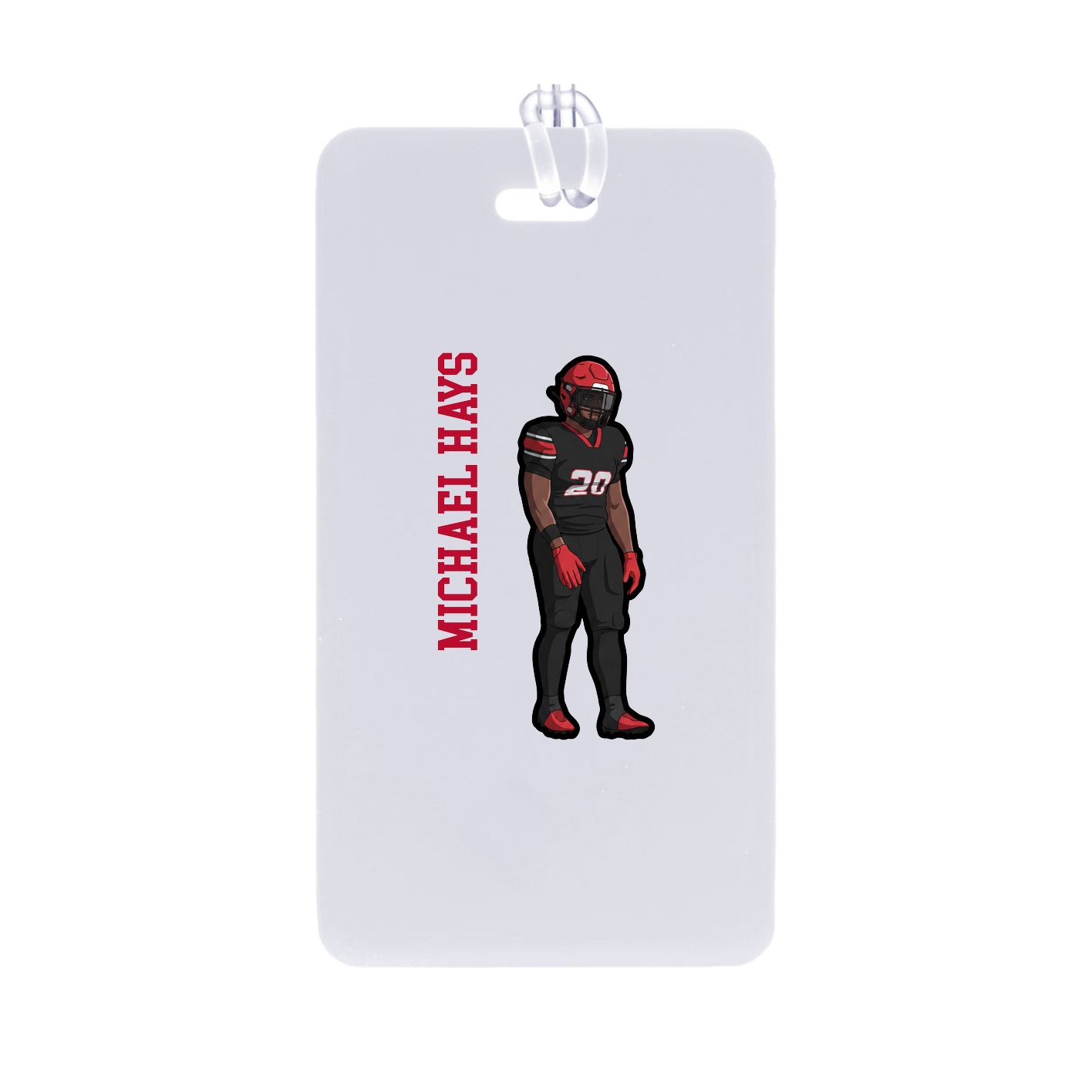 Bag Tag — Name Vertical in Classic