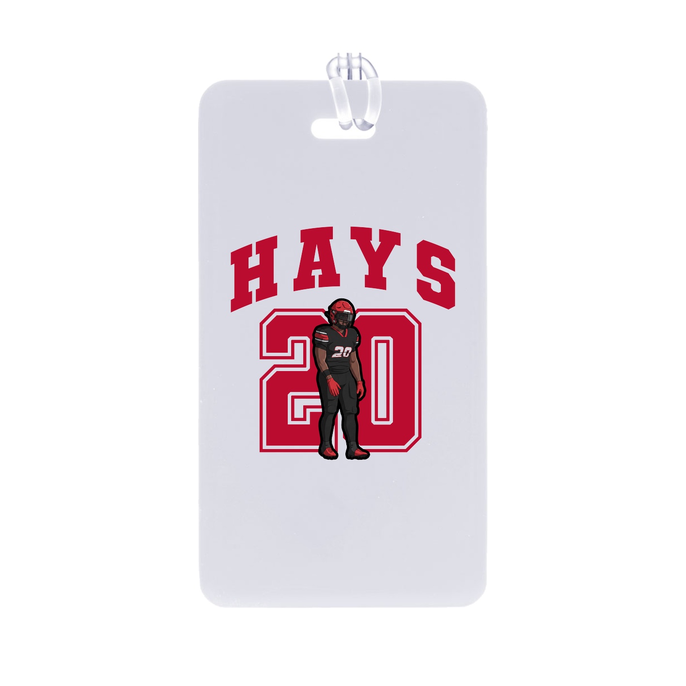 Bag Tag — Number in Classic
