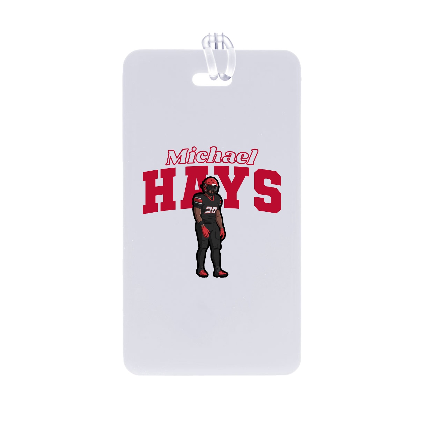 Bag Tag — Name Arch in Classic