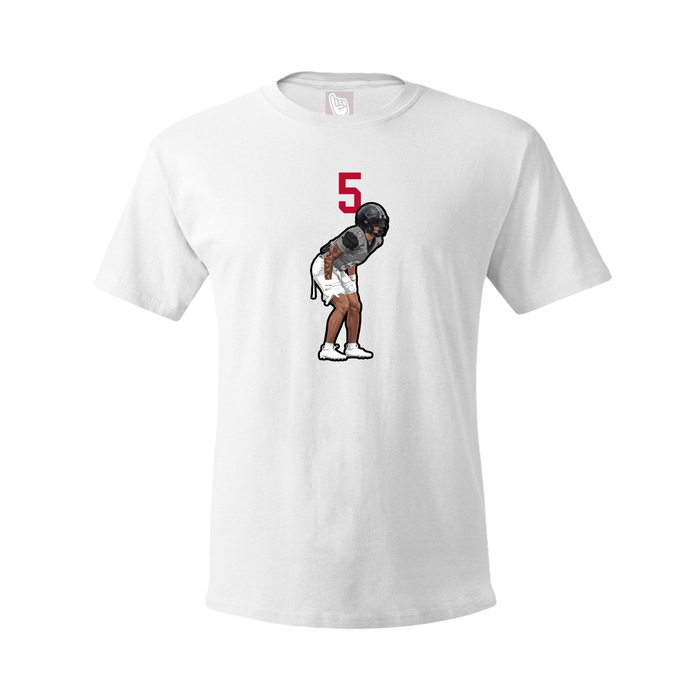 Tee — Number Top in White