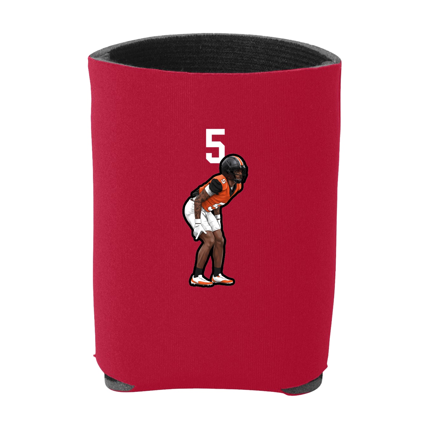 Can Holder — Number Top in Red