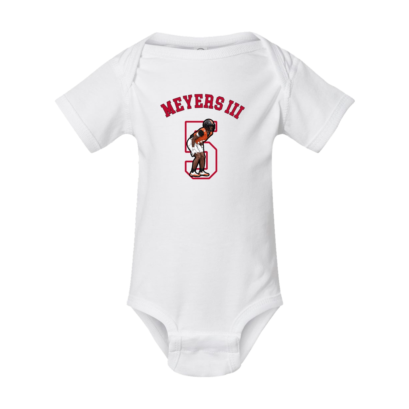 Baby Onesie — Shirsey Arch in White