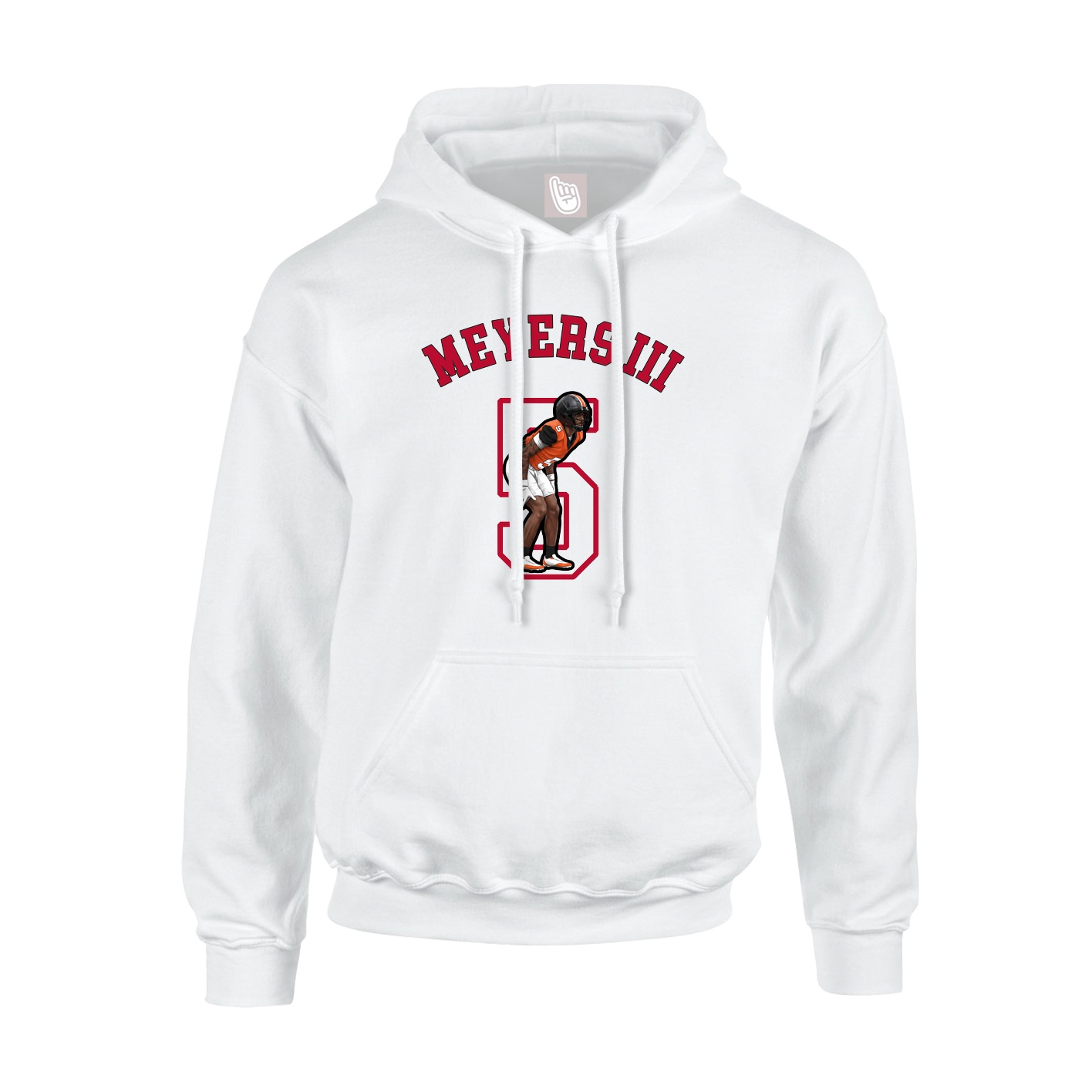 Hoodie — Shirsey Arch in White