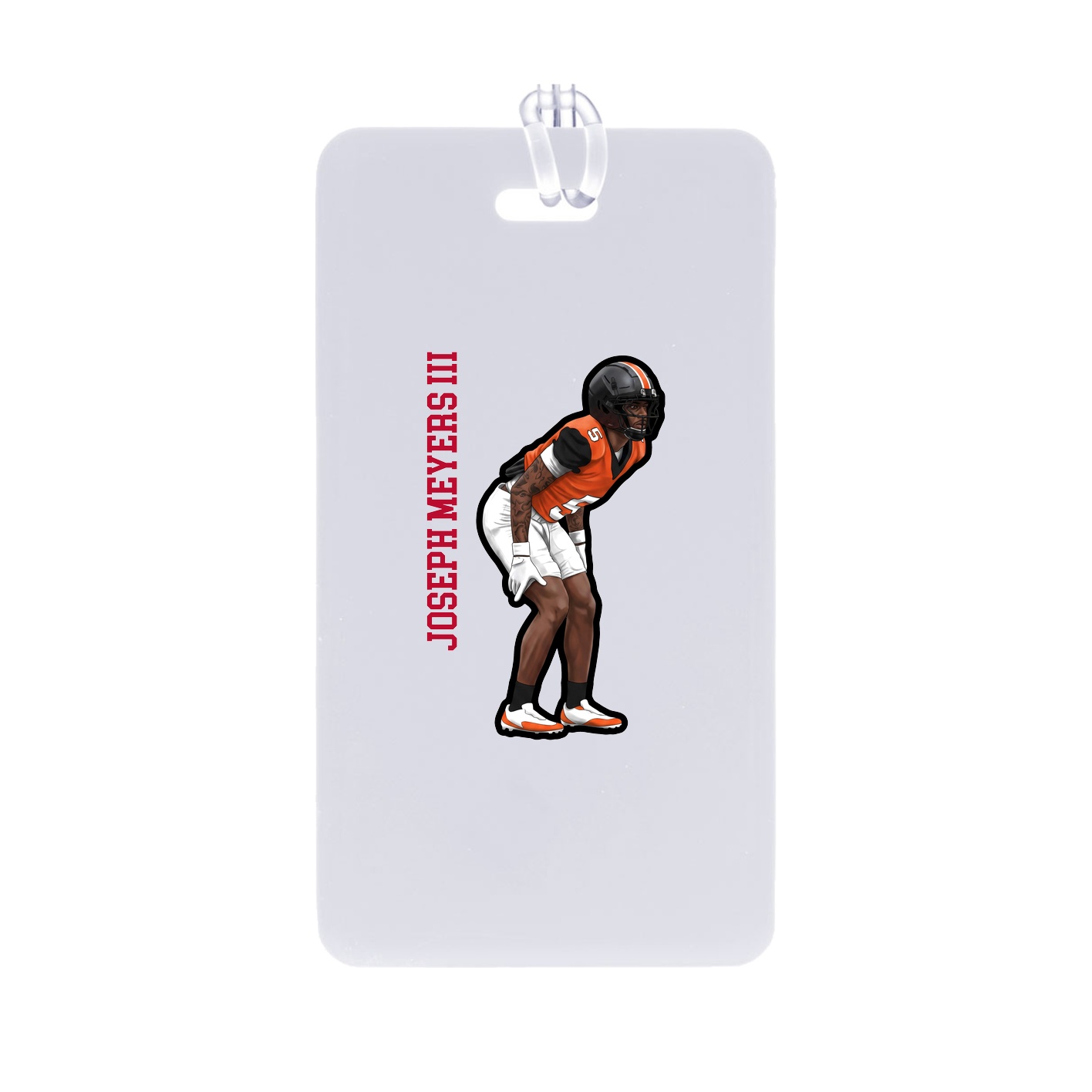 Bag Tag — Name Vertical in Classic