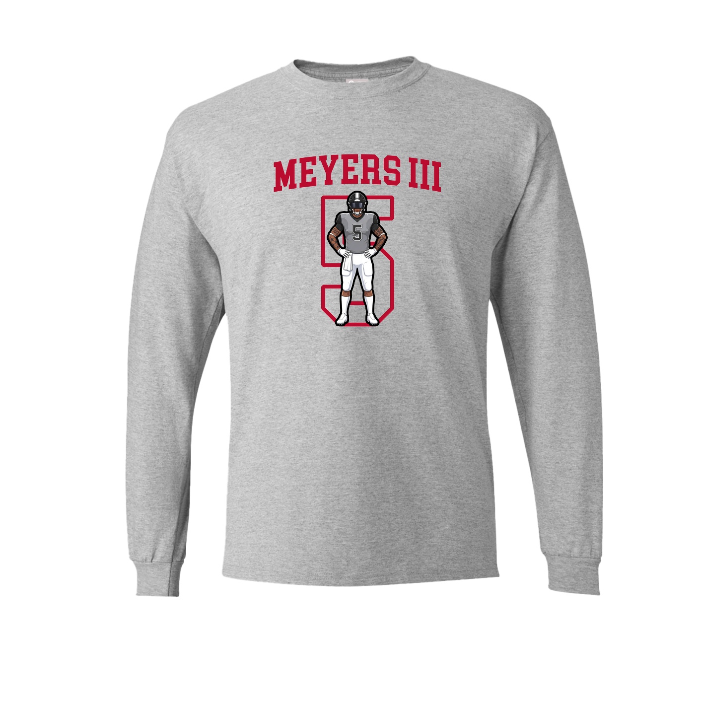 Long Sleeve Tee — Shirsey in Grey