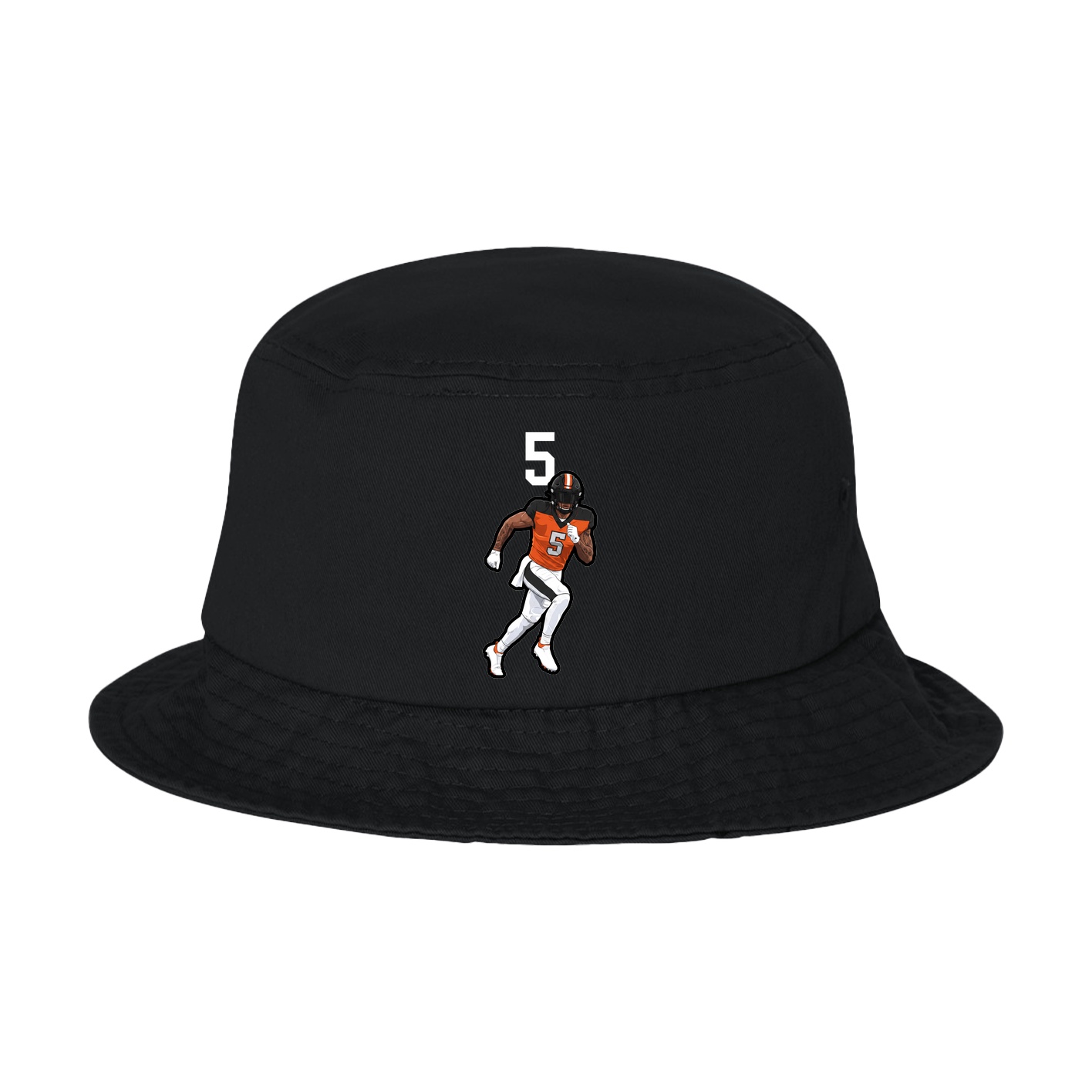 Bucket Cap — Number Top in Black