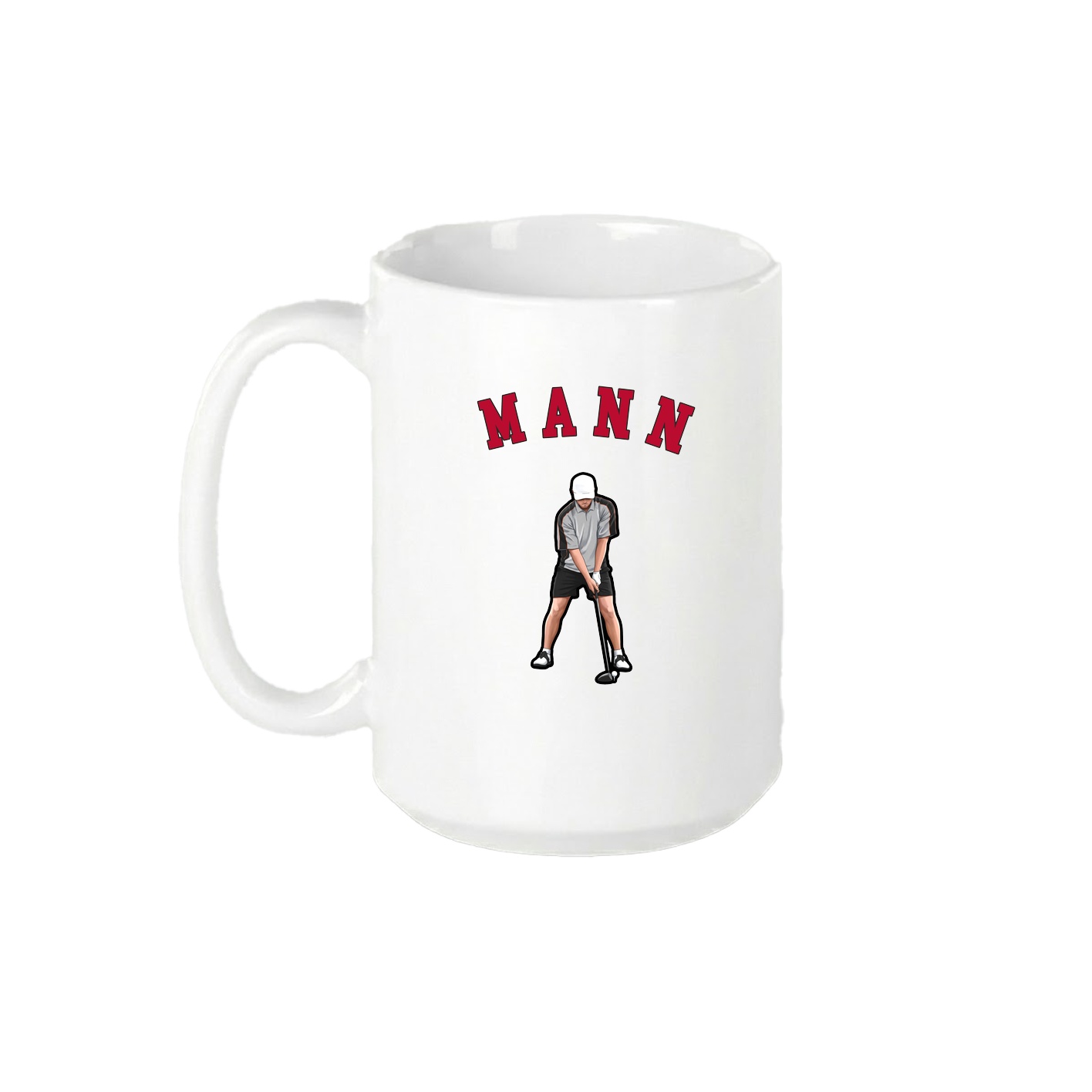 15oz Coffee Mug — Shirsey Arch in White