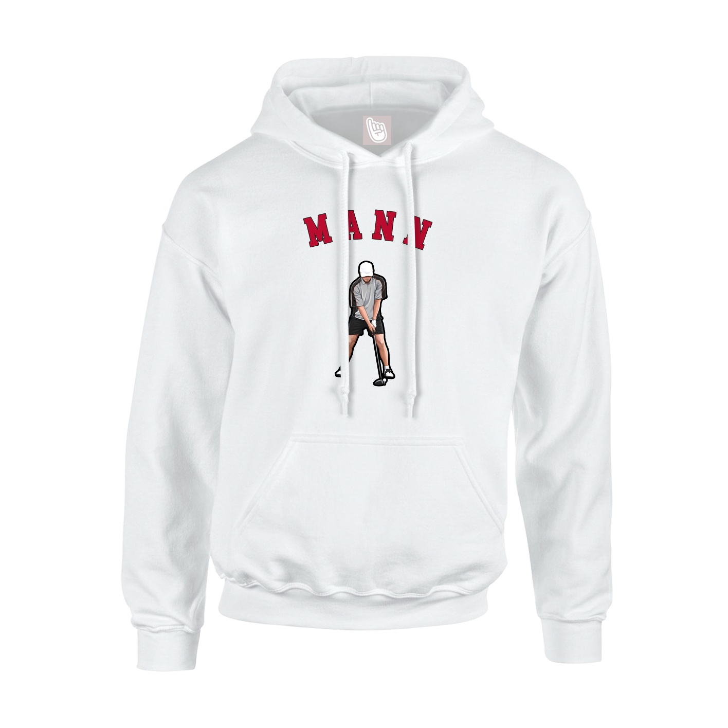 Hoodie — Shirsey Arch in White