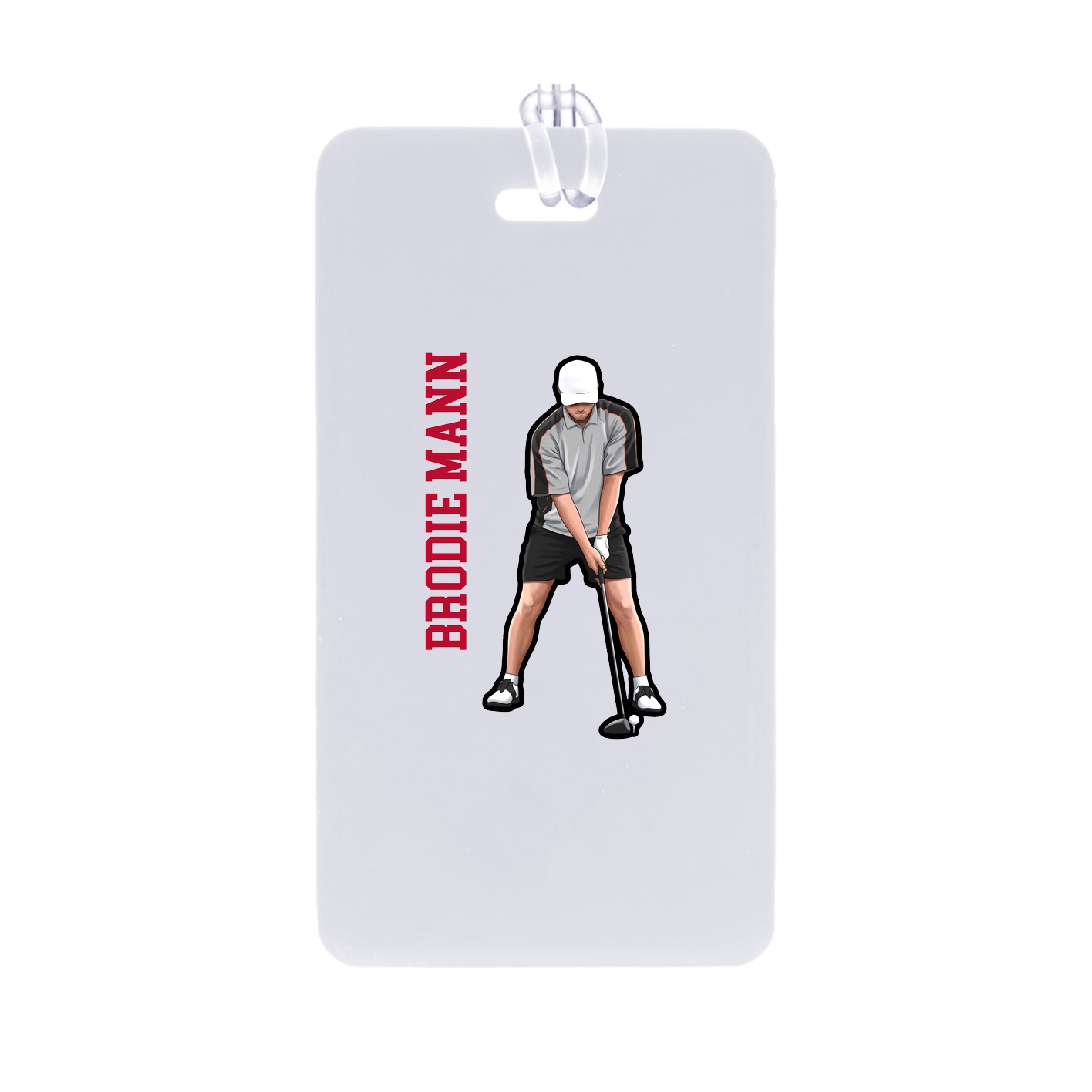 Bag Tag — Name Vertical in Classic