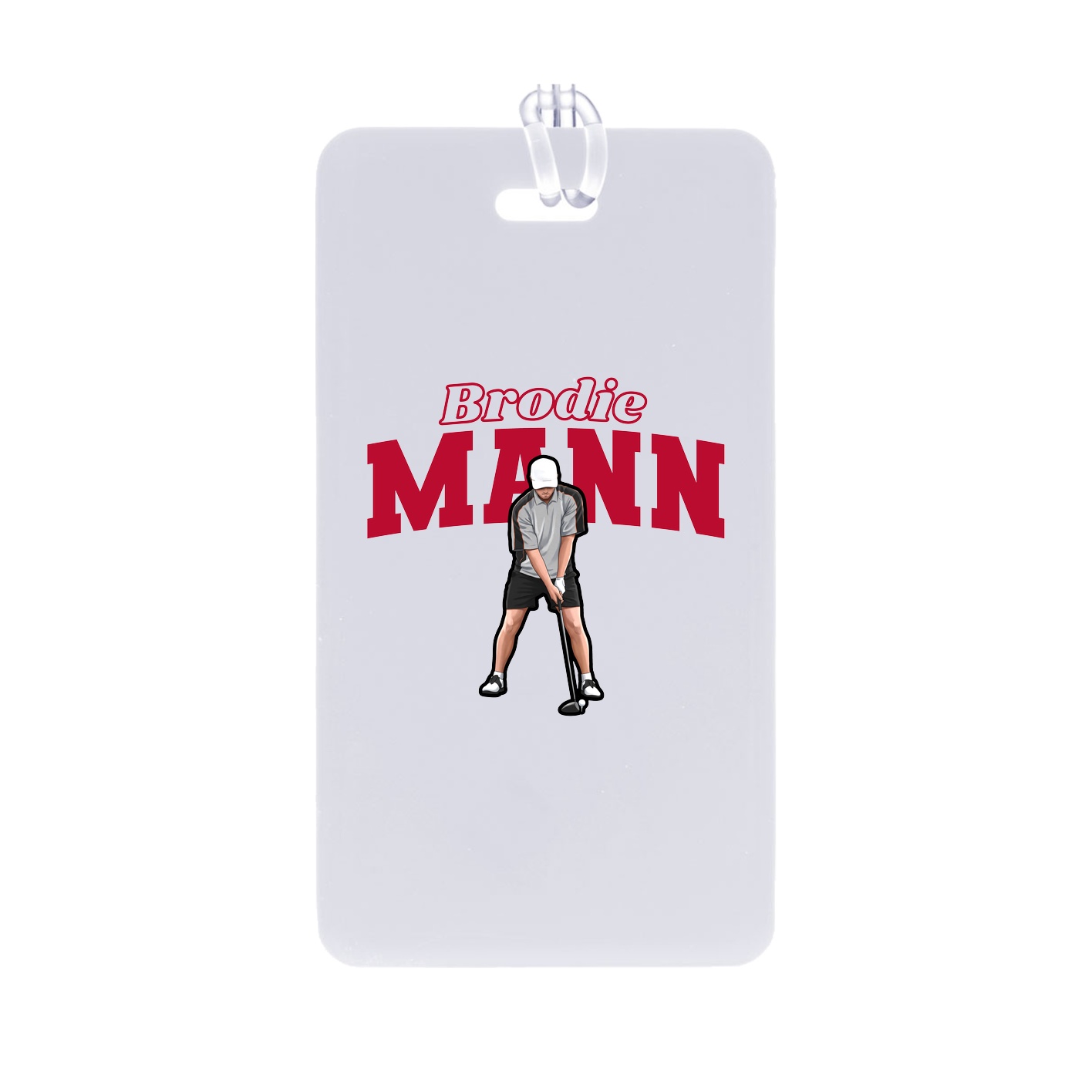 Bag Tag — Name Arch in Classic